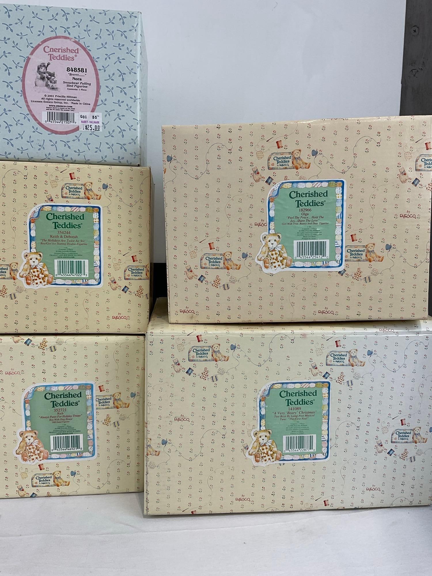 12 Enesco Cherished Teddies Figurines, in box - 3