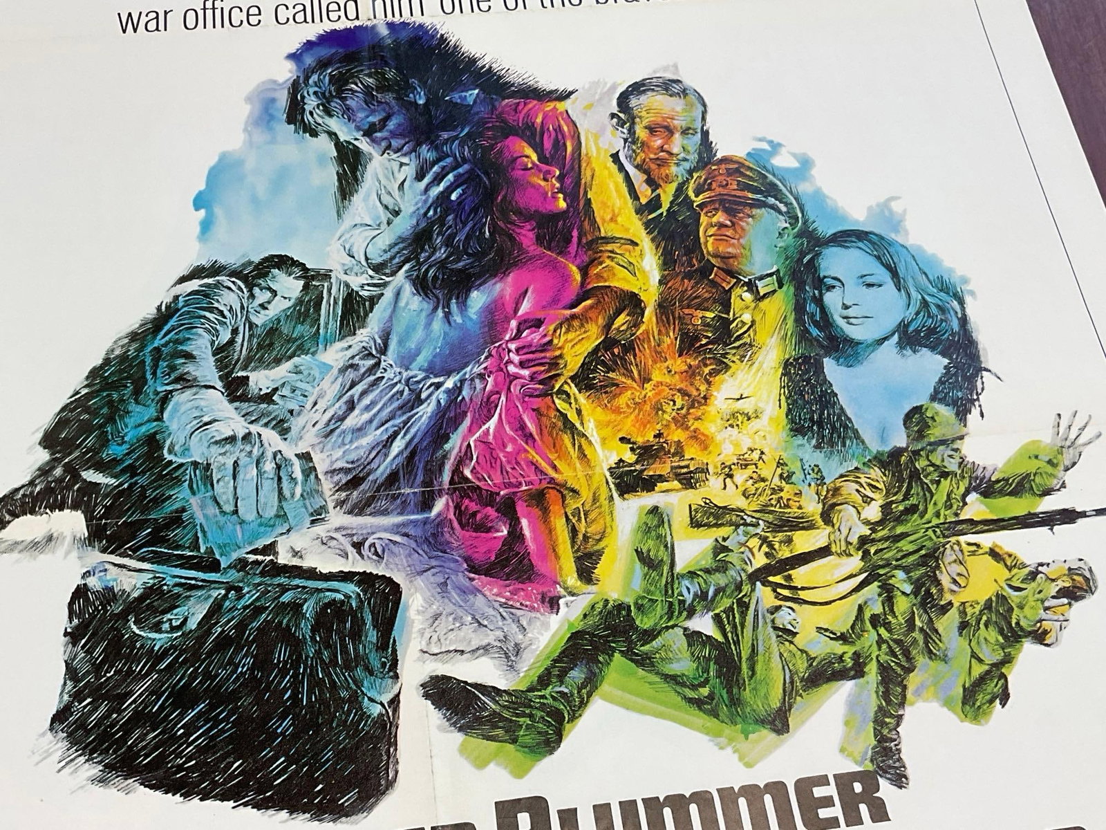 Vintage One Sheet Movie Poster, Terence Youngs 1983 Triple Cross, Christopher Plummer & Yul Brenner - 4
