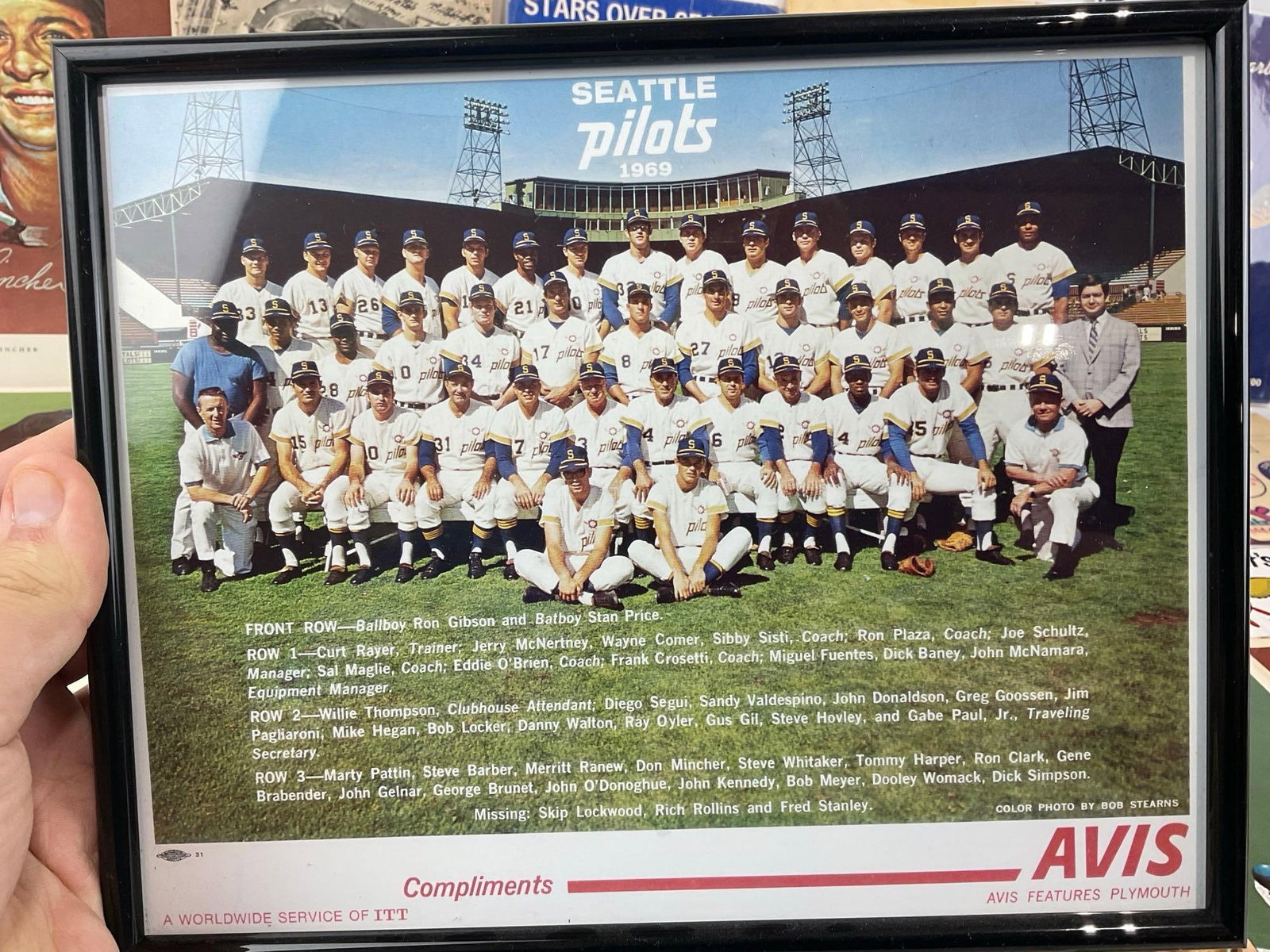 Vintage 1960s Seattle Pilots Scorebooks, Schedule, Yearbook, Framed Photo, Post-Intelligencer Pap... - 7