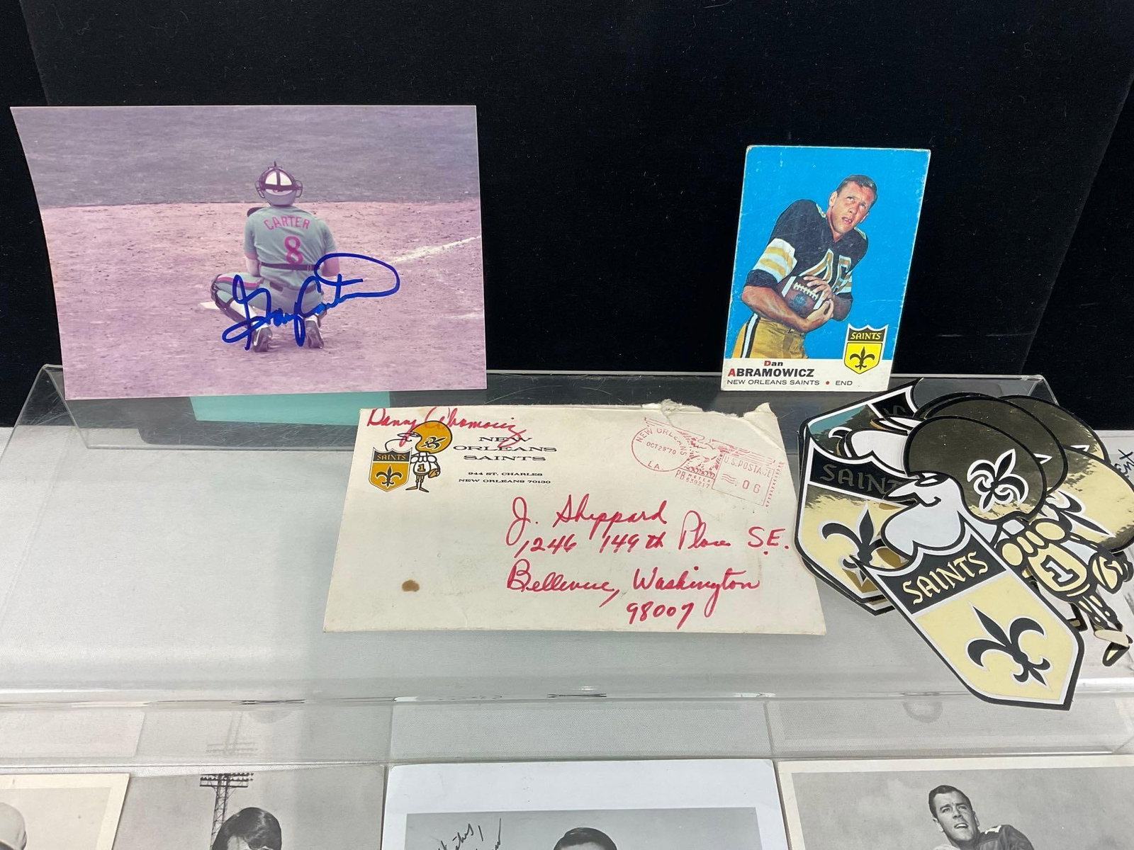 Collection of Sports Players Signed Photos, See pics for post it info from consignor - 2
