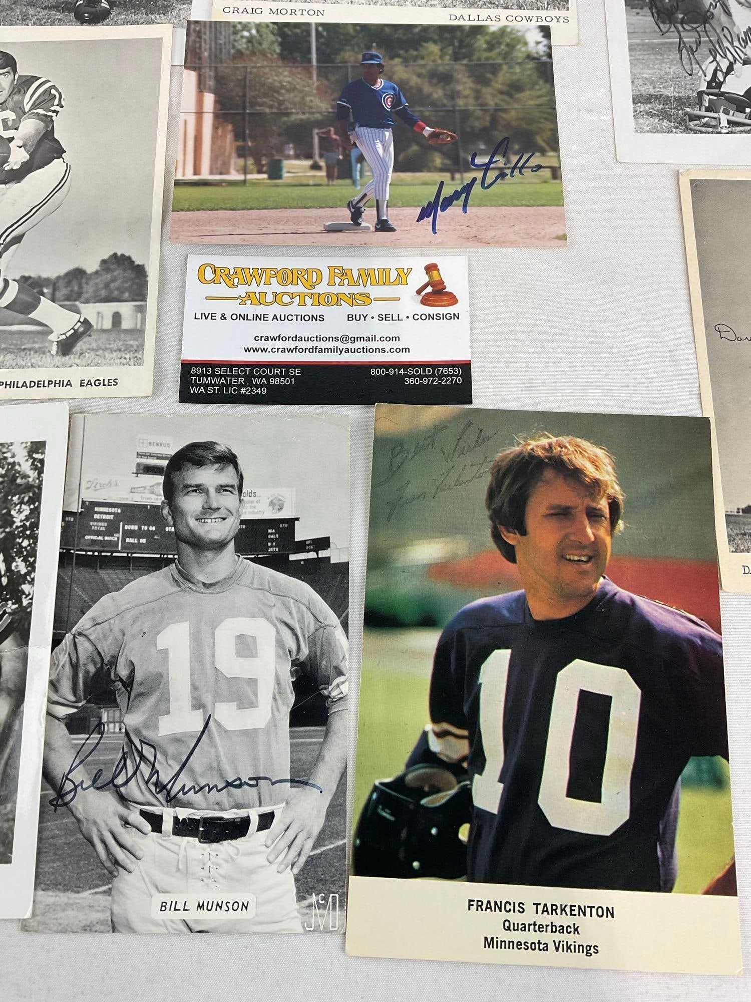 Collection of Sports Players Signed Photos, See pics for post it info from consignor - 5
