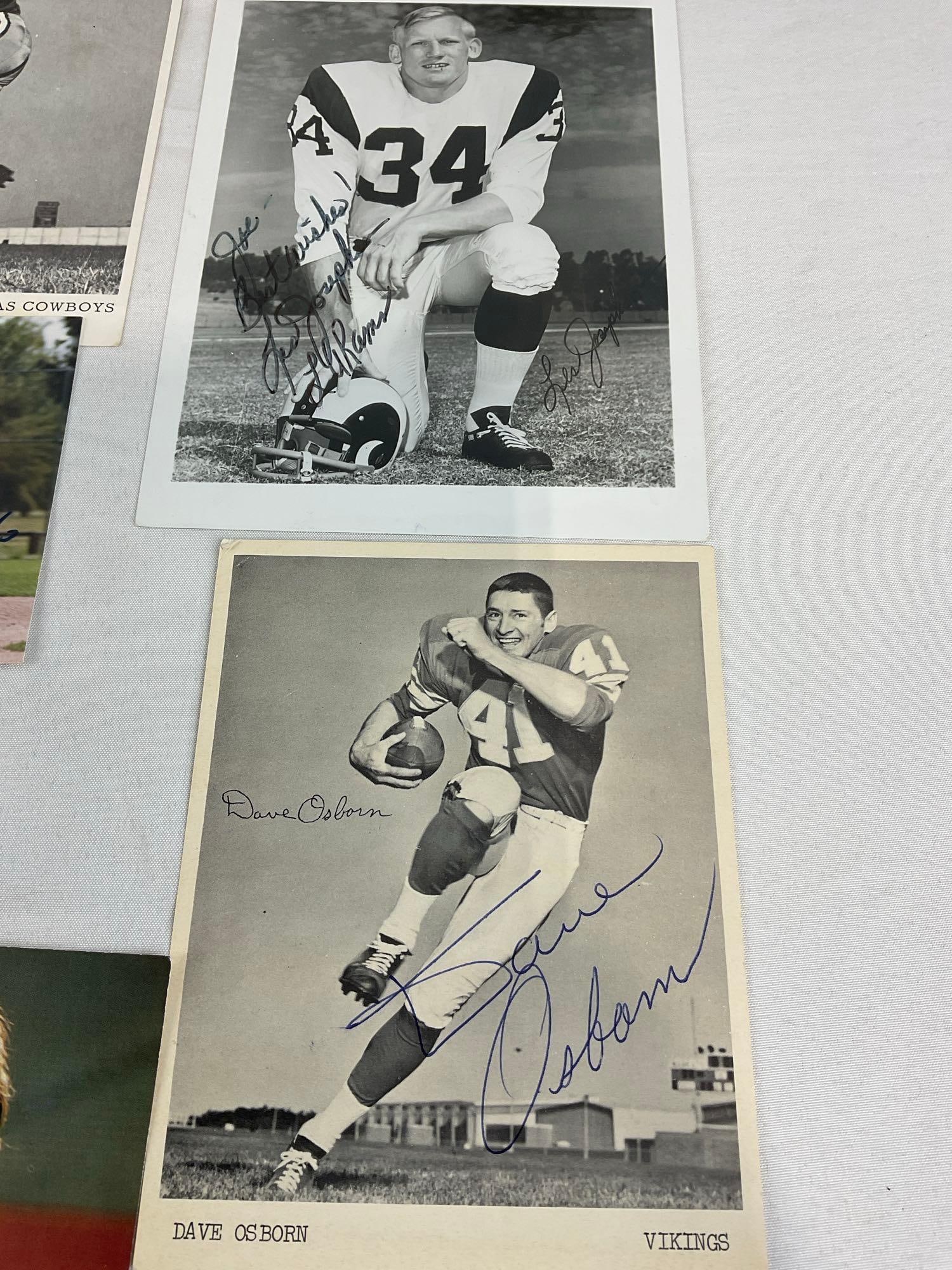 Collection of Sports Players Signed Photos, See pics for post it info from consignor - 6