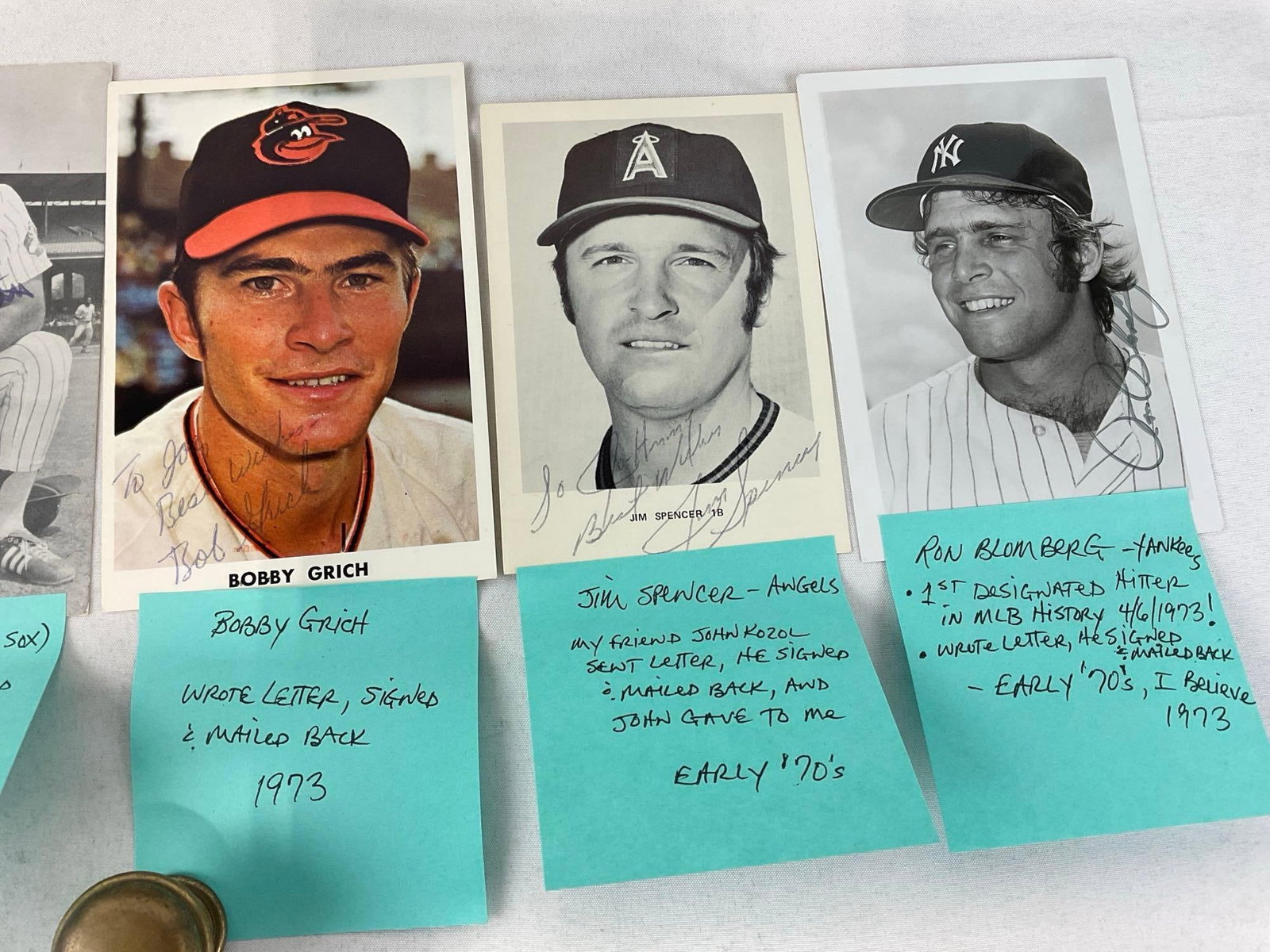 Collection of Sports Players Signed Photos, See pics for post it info from consignor - 9