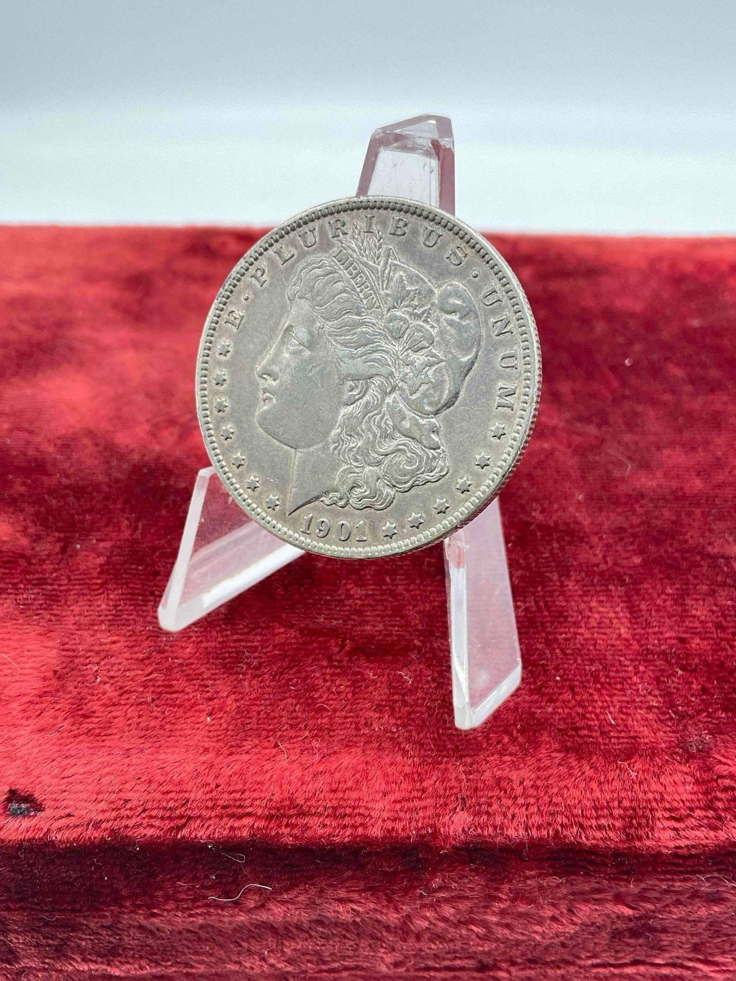 Antique 1901-O Silver Morgan dollar / Better date Coin: c-6800