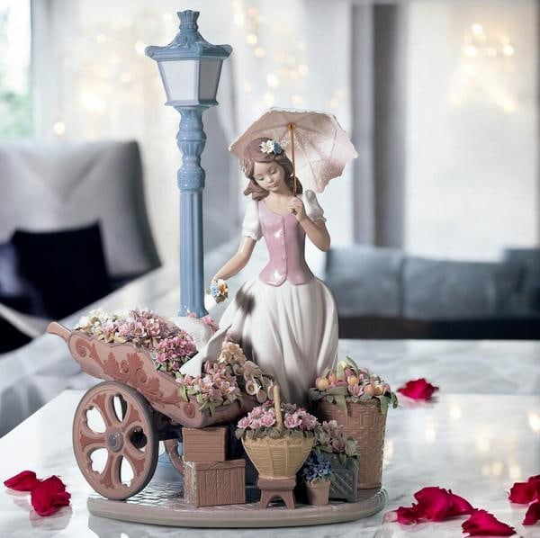 NEW IN BOX Rare Gorgeous LLADRO Sculpture #010.06809 Flowers For Everyone 15x11x9 inches - 5