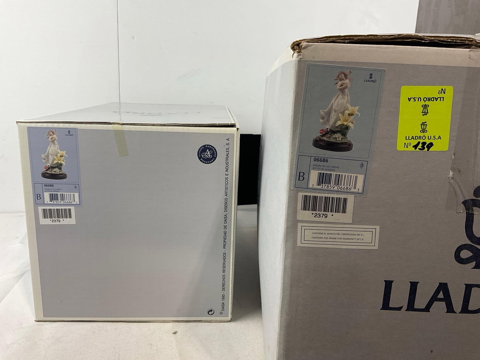 LLADRO Glazed Signed & numberd # 2379 Porcelain Figurine #06686 Mystical Garden W/ OG Boxes - 8
