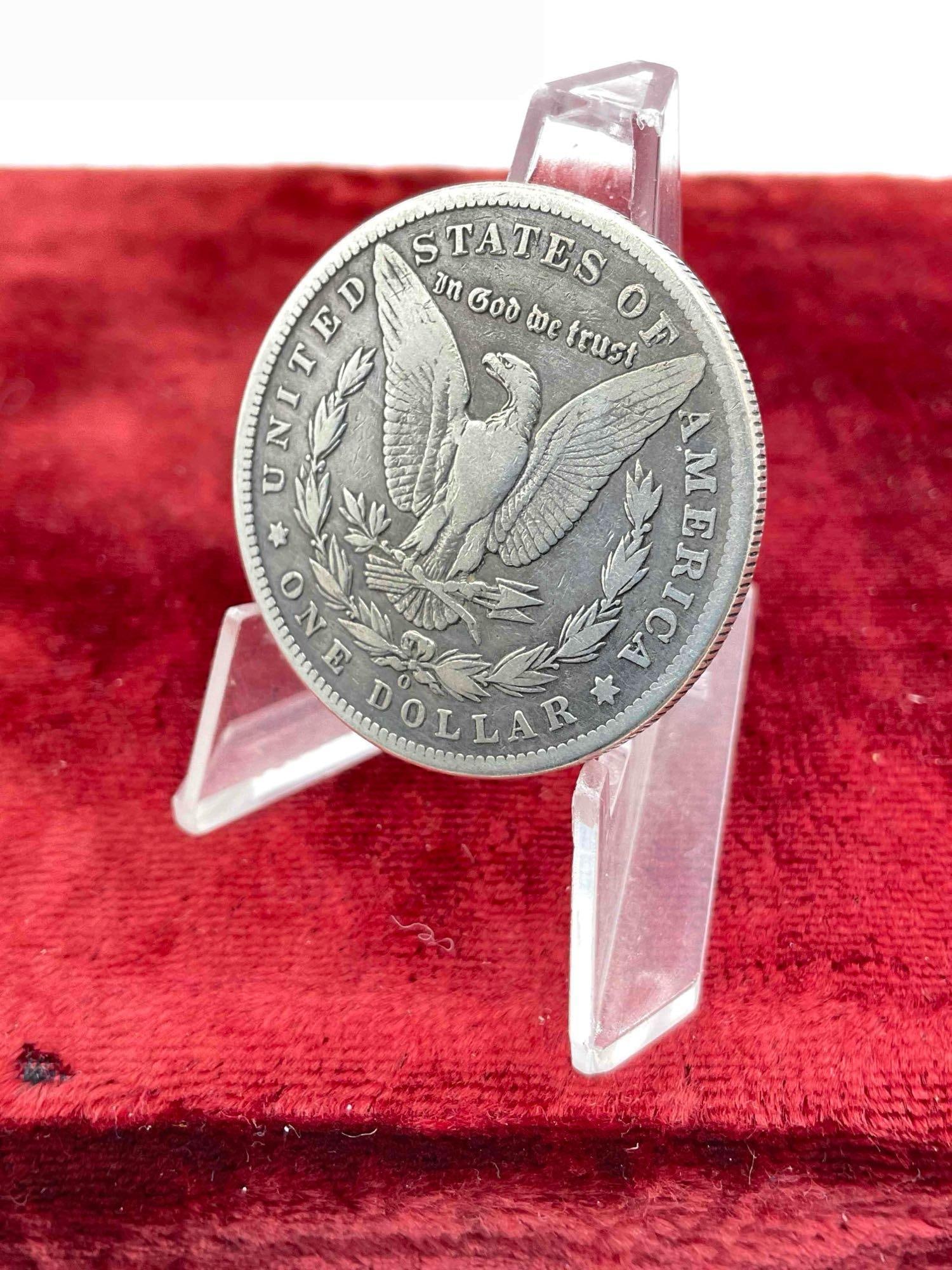 Antique 1899-O Silver Morgan Dollar Coin. - 2
