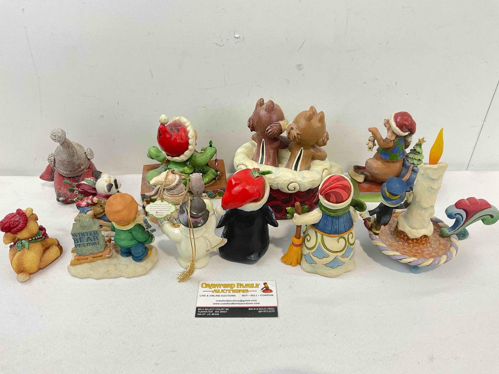 12 pcs Christmas Decorative Figurines, incl. Disney by Jim Shore, Vintage Lenox & More! - 4