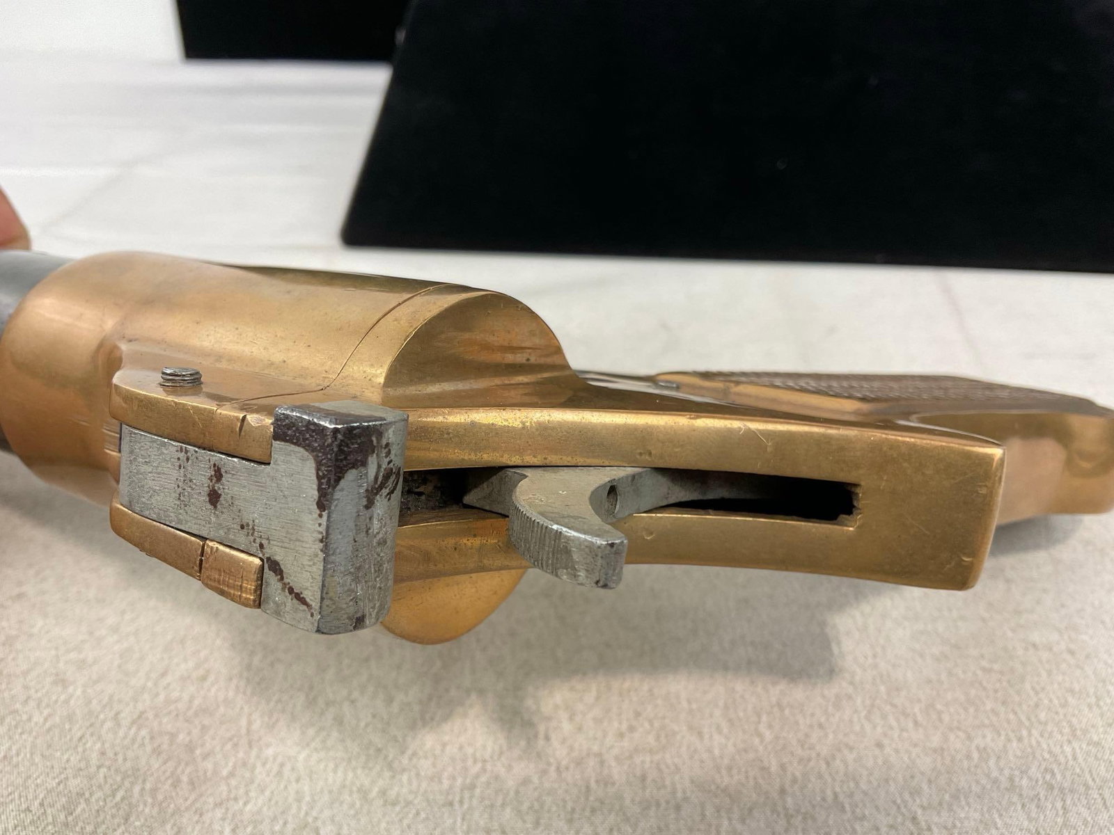 WWII 1944 International Flare Signal Co. model 52 37mm Flare Gun, Brass & Steel, SN:29061 - 4