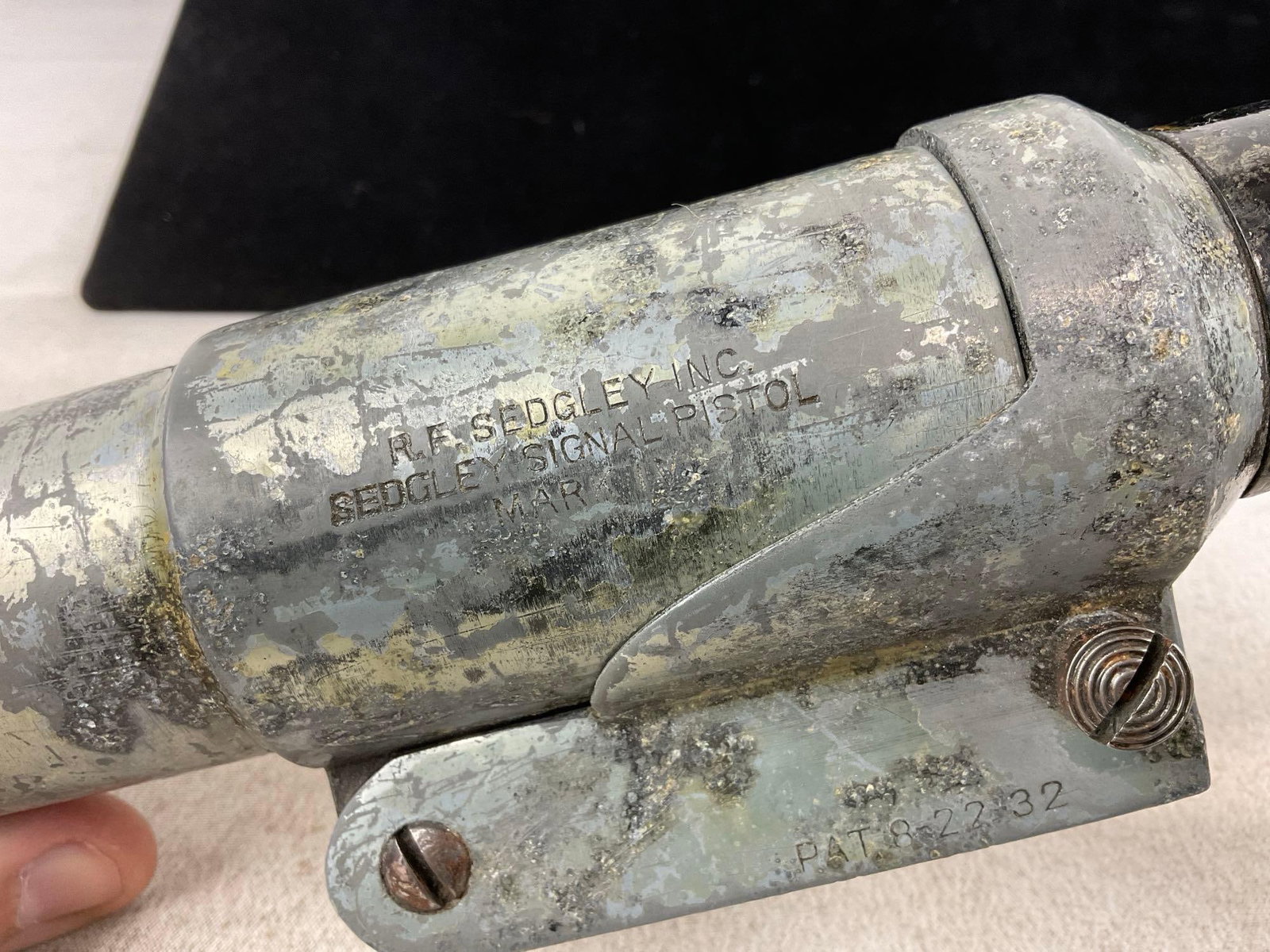 Vintage 1943 R.F. Sedgley/Lake Erie Chem Co. US Navy & Coast Guard Fare gun, SN:11914 - 4