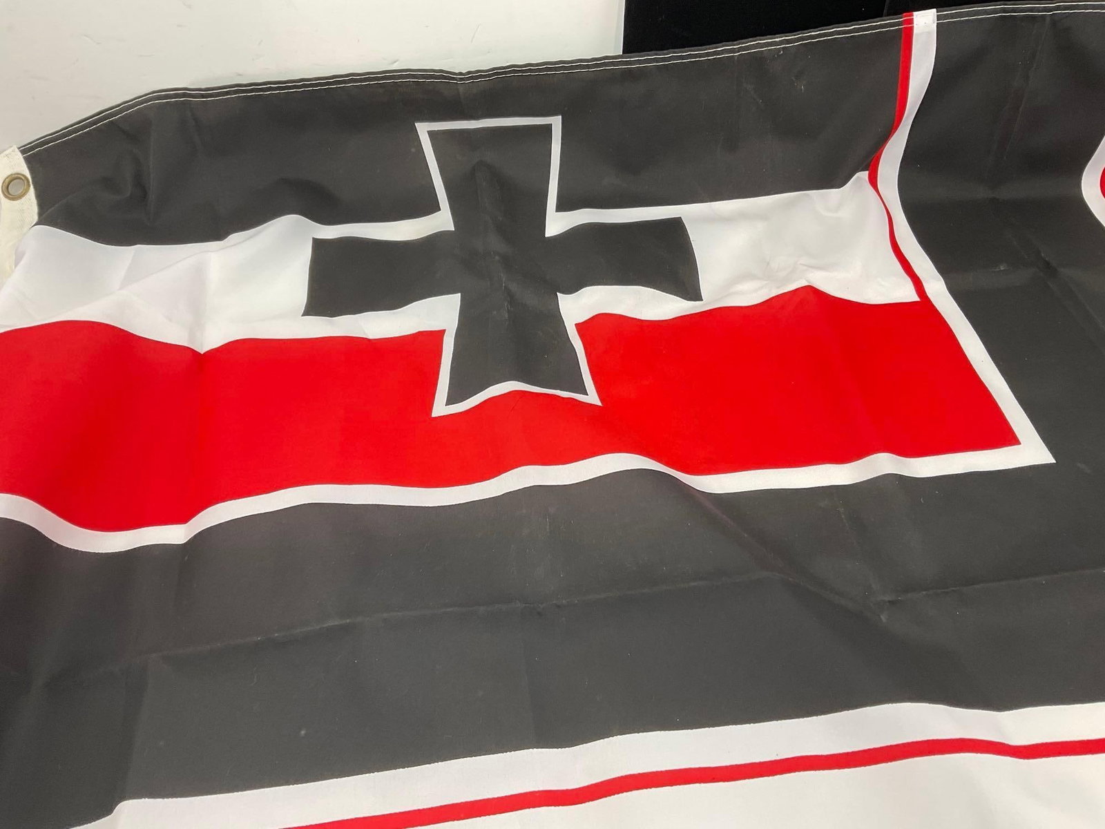 False WWI War Ensign 1990, Reichskriegsflagge, replica Flag w/o emblem in the middle, 3x5 feet - 2