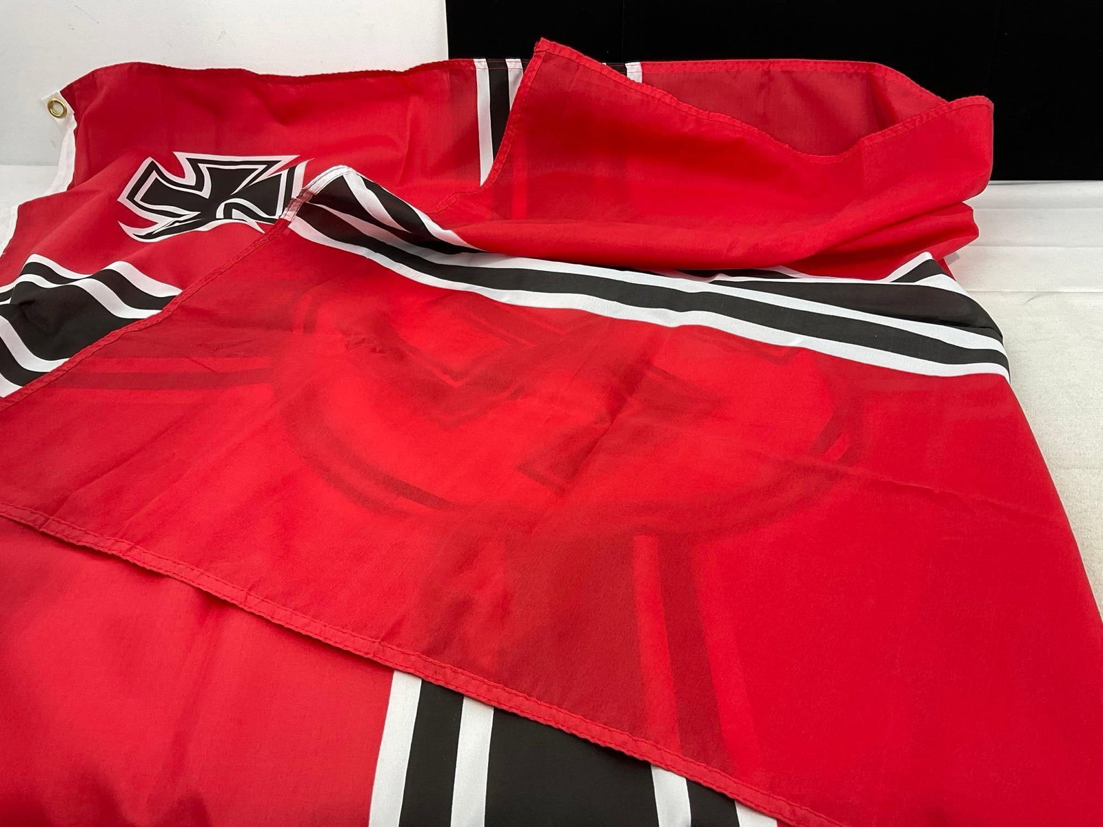 WWII German Third Reich Kriegsmarine Flag, German Navy, 1938-45, approx 30x50 inches - 3
