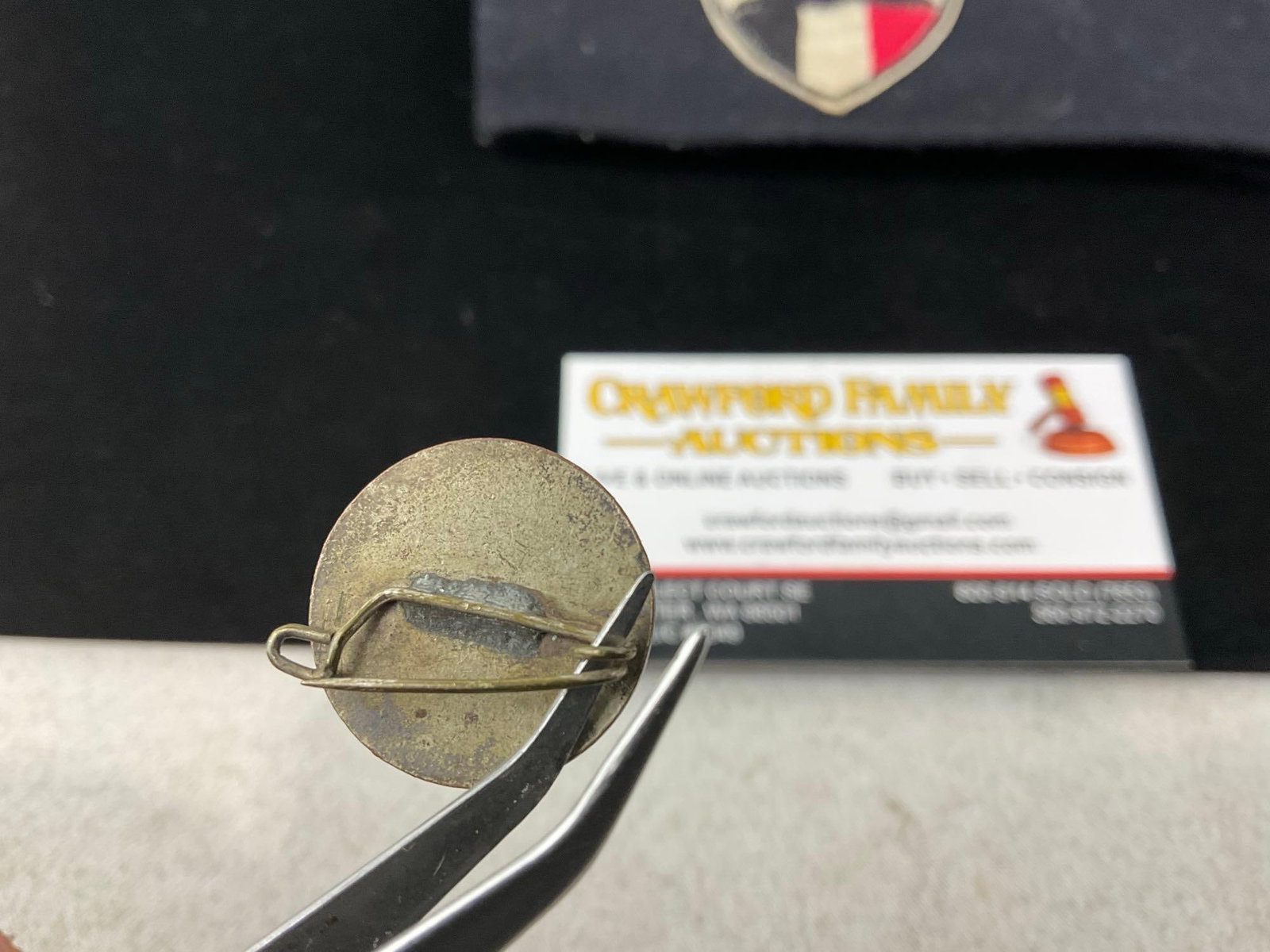 Pre-1933 Wool Armband German War Veterans Association(Kyffhauserbund), & NSDAP Enamel Pin - 3