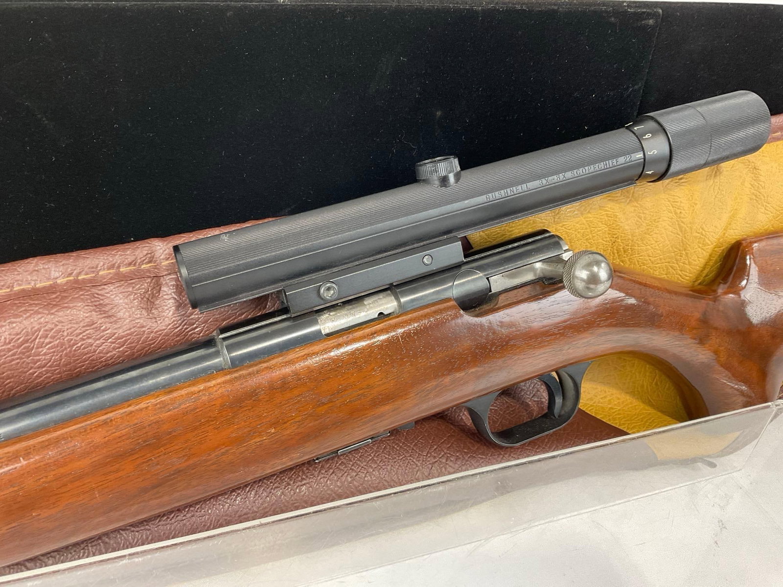 Browning .22 LR Rifle w/Bushnell 3x-8x Scopechief 22 optic, SN:37310 X7 -FFL - 2