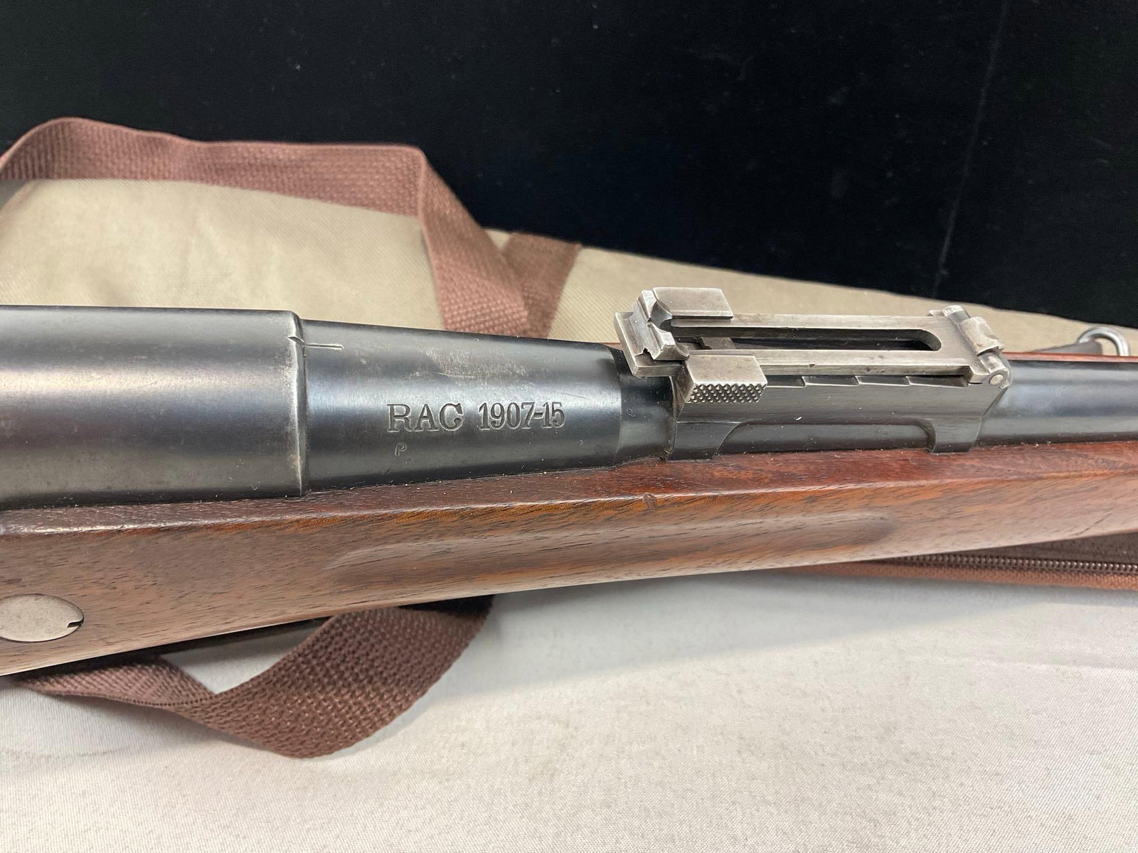 Remington 1907-15 Lebel 8mm Bolt Action Rifle, made in 1914 in France w/case, no Serial number FFL - 2