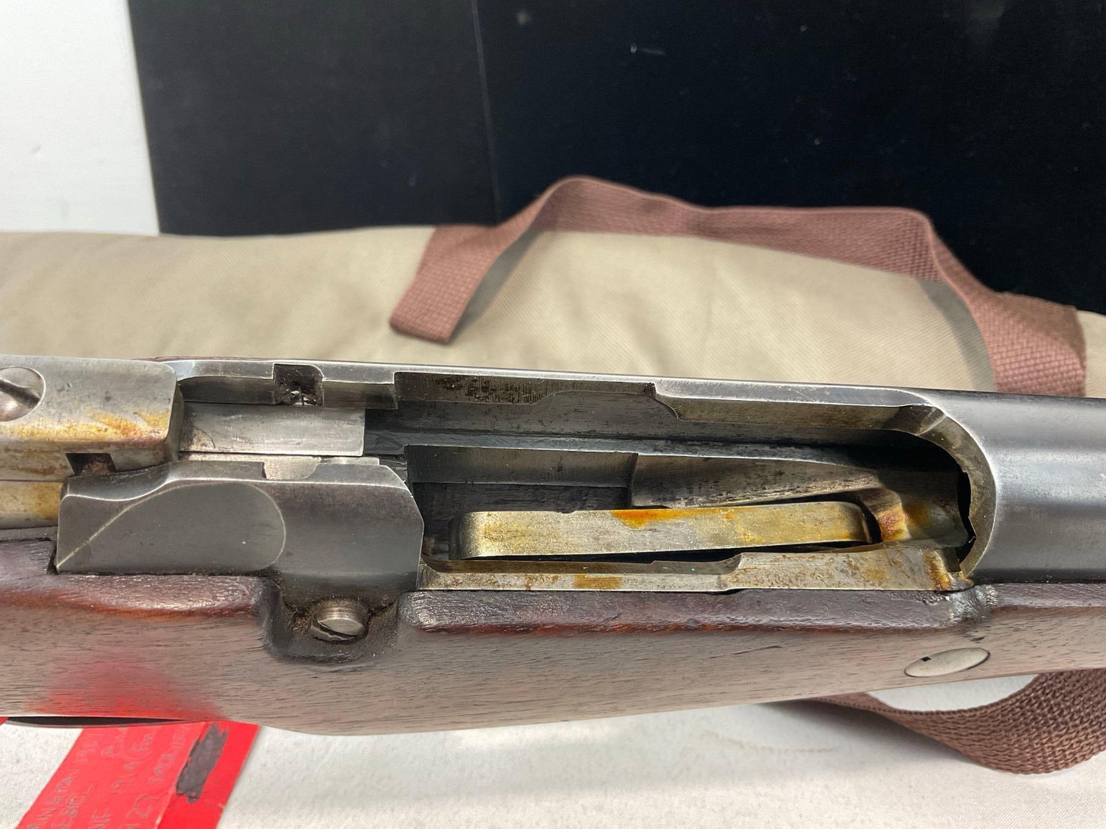 Remington 1907-15 Lebel 8mm Bolt Action Rifle, made in 1914 in France w/case, no Serial number FFL - 4
