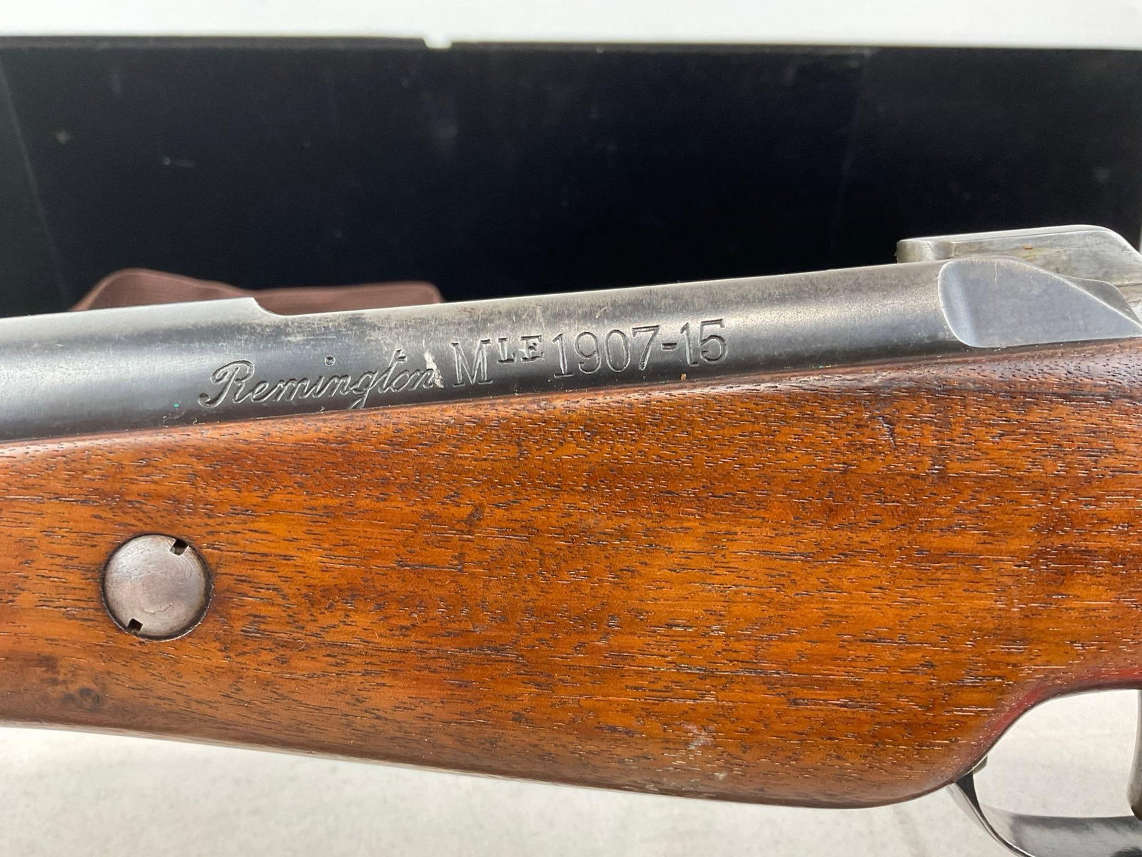 Remington 1907-15 Lebel 8mm Bolt Action Rifle, made in 1914 in France w/case, no Serial number FFL - 6