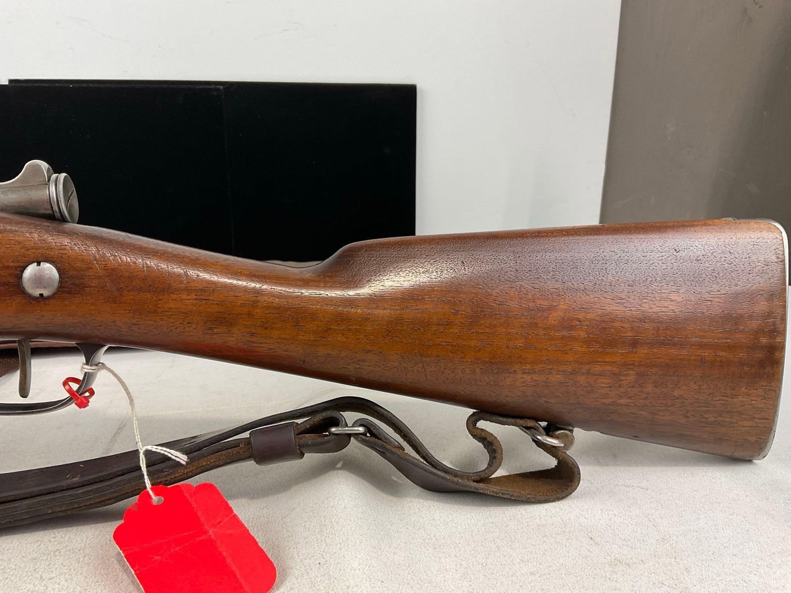 Remington 1907-15 Lebel 8mm Bolt Action Rifle, made in 1914 in France w/case, no Serial number FFL - 7