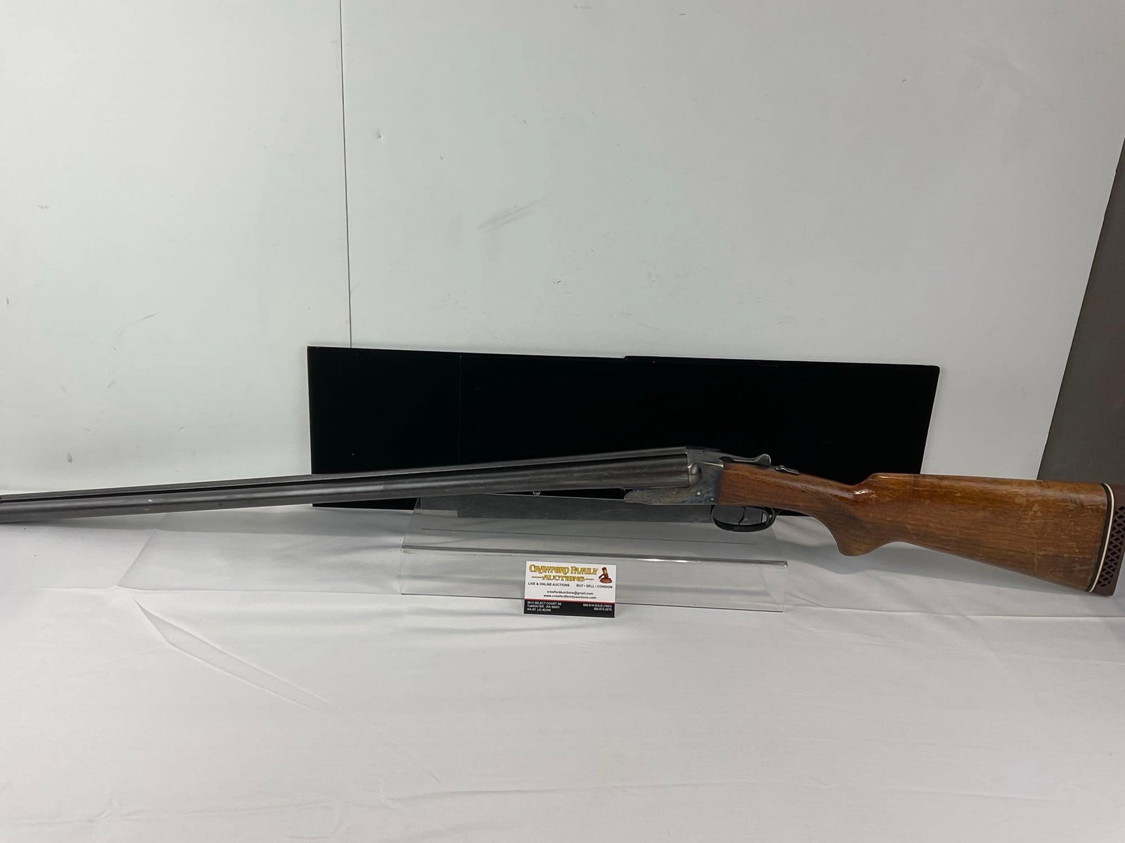 Springfield J. Stevens Arms Co. Side by Side 12-Gauge Shotgun, SN:5100 (1 of 9)
