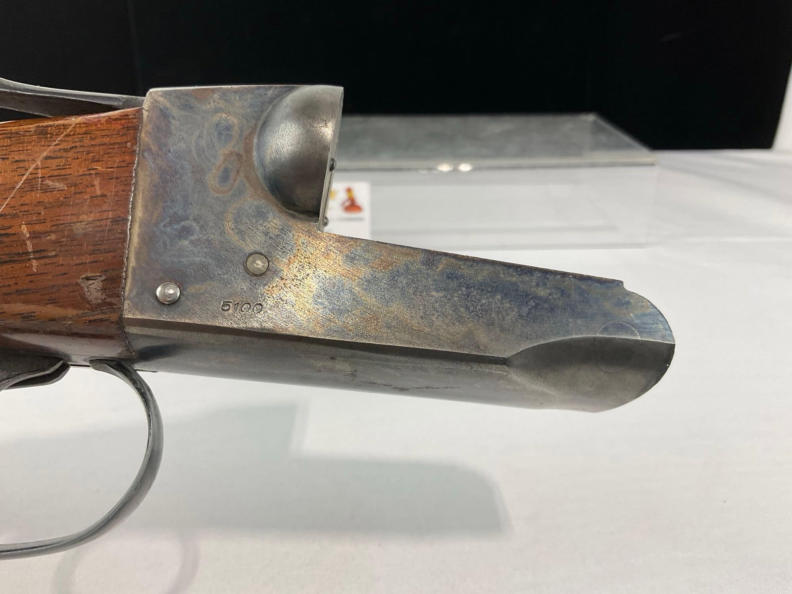 Springfield J. Stevens Arms Co. Side by Side 12-Gauge Shotgun, SN:5100 - 8