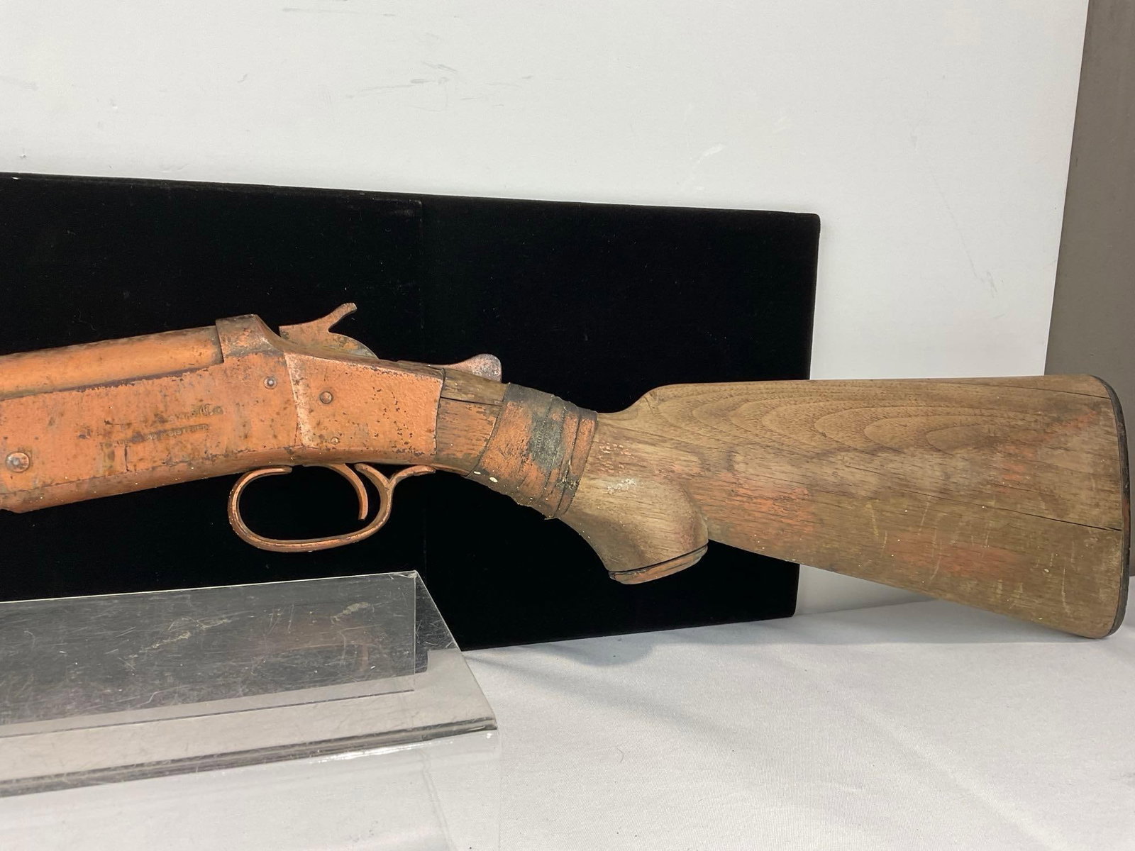 Vintage Single Shot Shotgun Break Open, J. Stevens Arms Co.? worn & weathered. SN: 9871 no ffl - 2