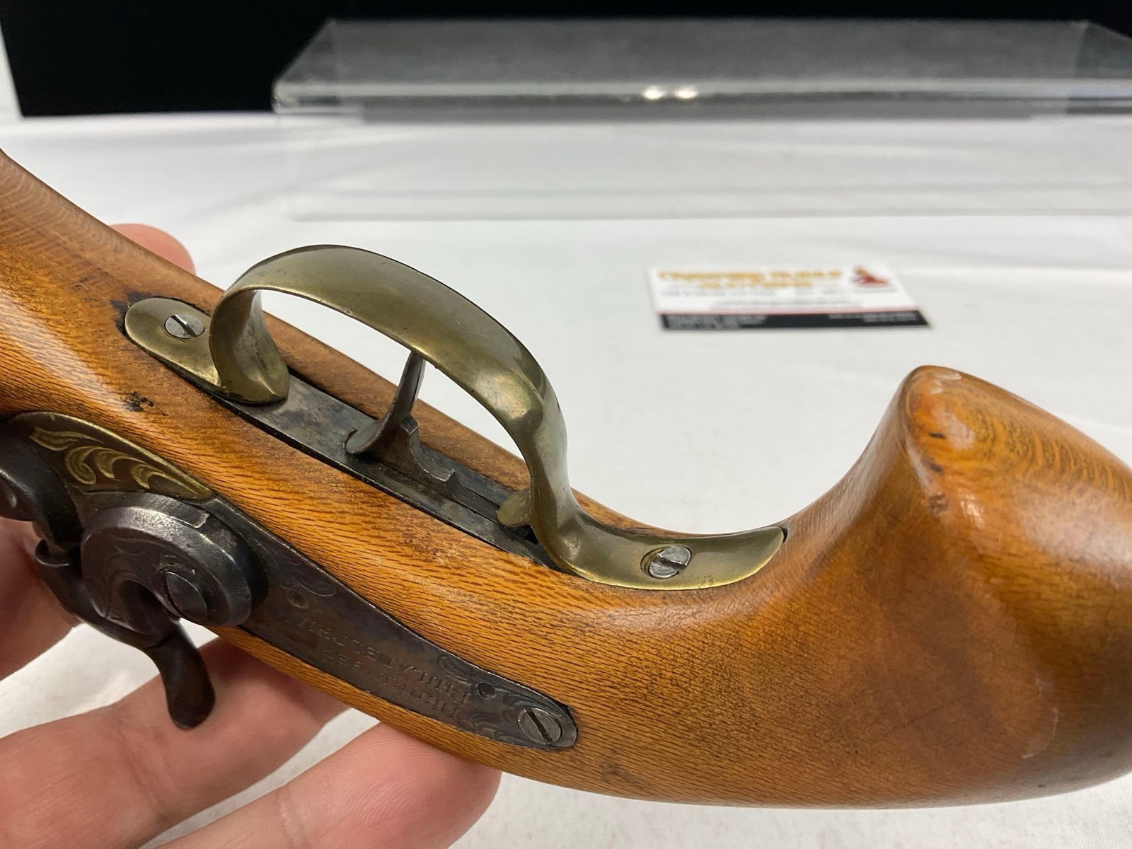 Derringer Philadelphia Percussion Cap, Made in Spain Jukar Black Powder Pistol, SN:059294 - 6