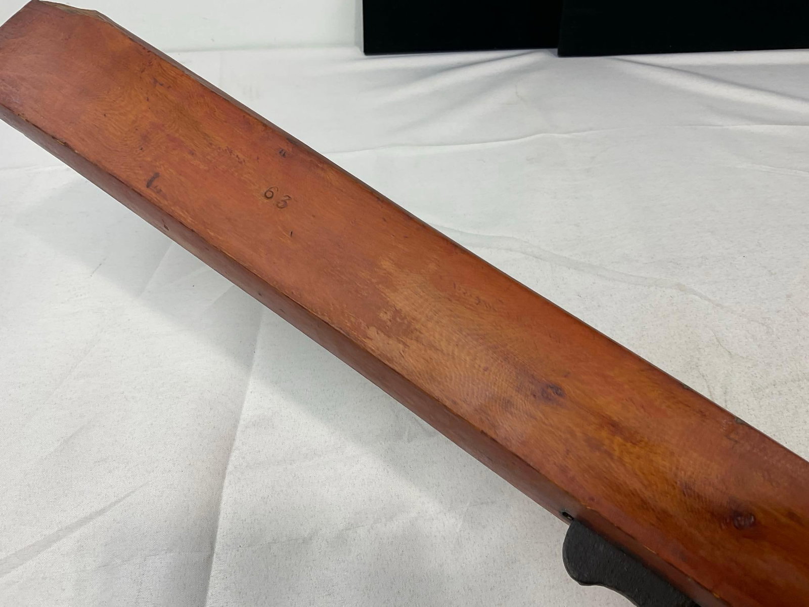 Huge Indian? Matchlock Wall/Rampart Gun, Black Powder, Primitive style stock w/Cast Iron Barrel - 16