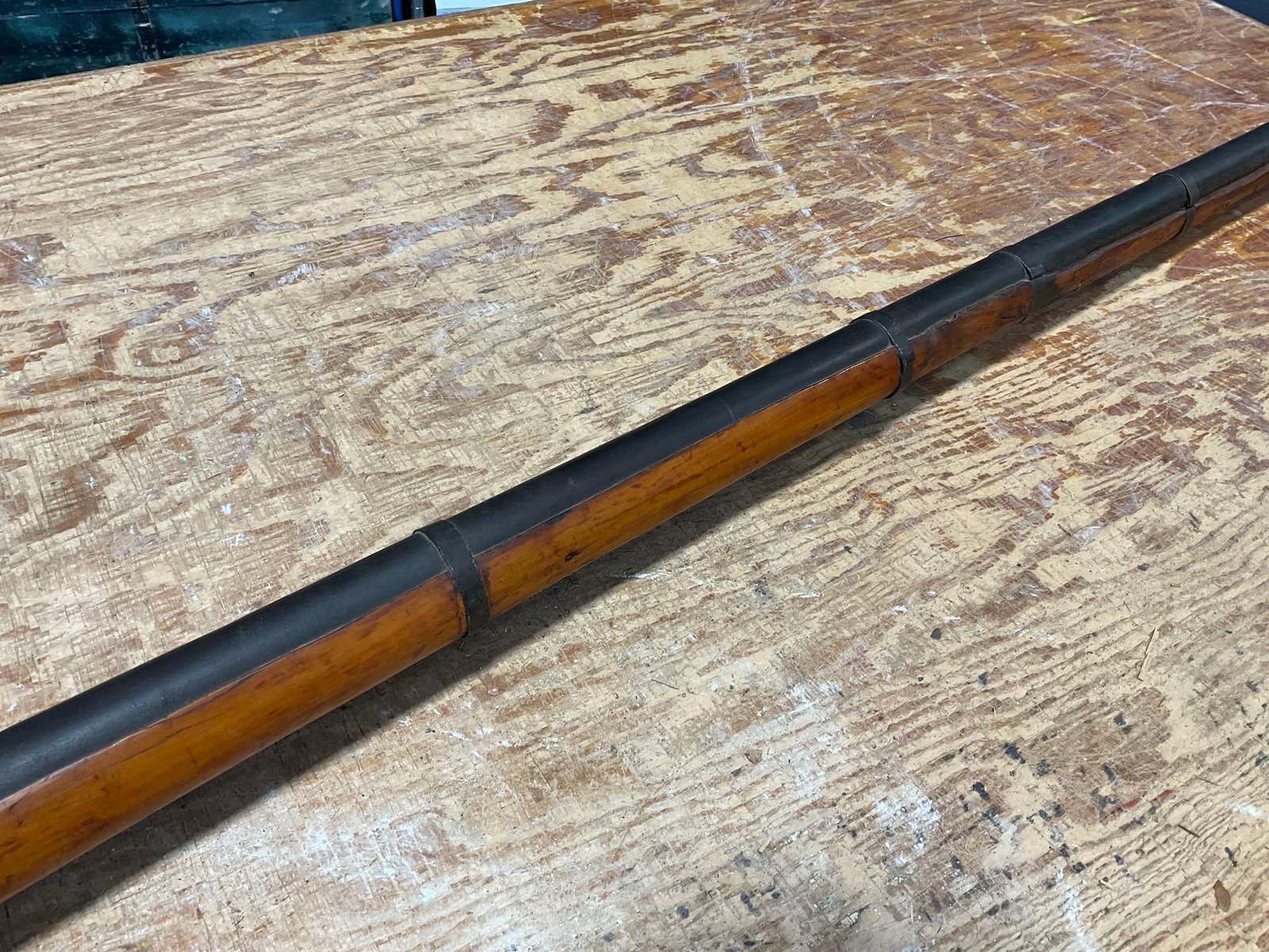 Huge Indian? Matchlock Wall/Rampart Gun, Black Powder, Primitive style stock w/Cast Iron Barrel - 8