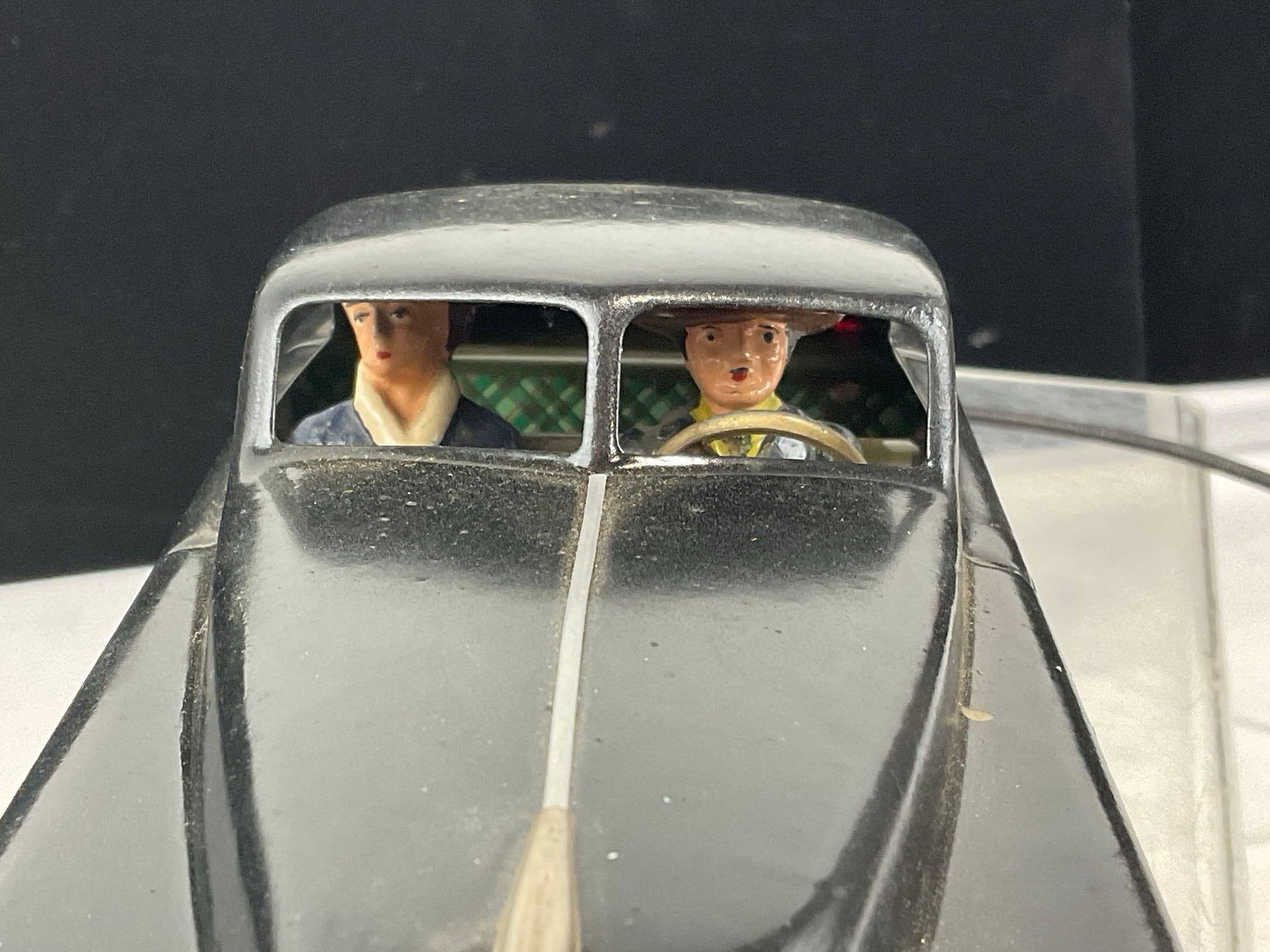Vintage US Zone Germany Arnold Primat Black Sedan Coupe Car w/Cable Controller - 5