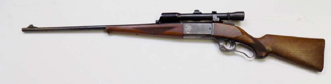 SAVAGE MODEL 99: A SAVAGE MODDEL 99 300 CAL RIFLE WITH SCOPE. SERIAL NUMBER 525540.