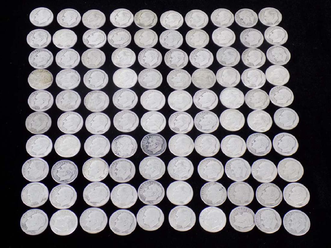 100 SILVER DIMES (1 of 2)