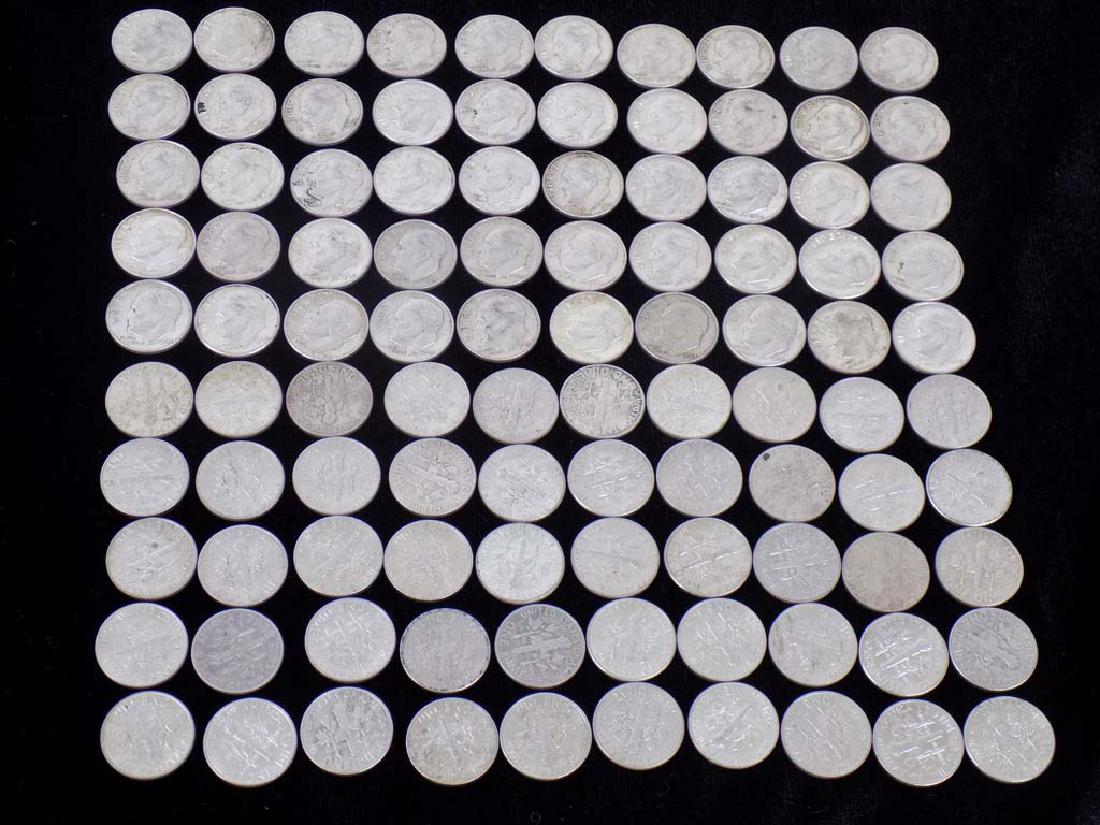 100 SILVER DIMES (1 of 4)