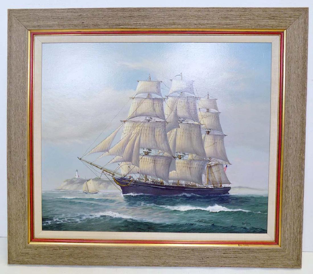 OIL ON CANVAS "ORIENTAL" SIGNED EARL COLLINS (1 of 5)