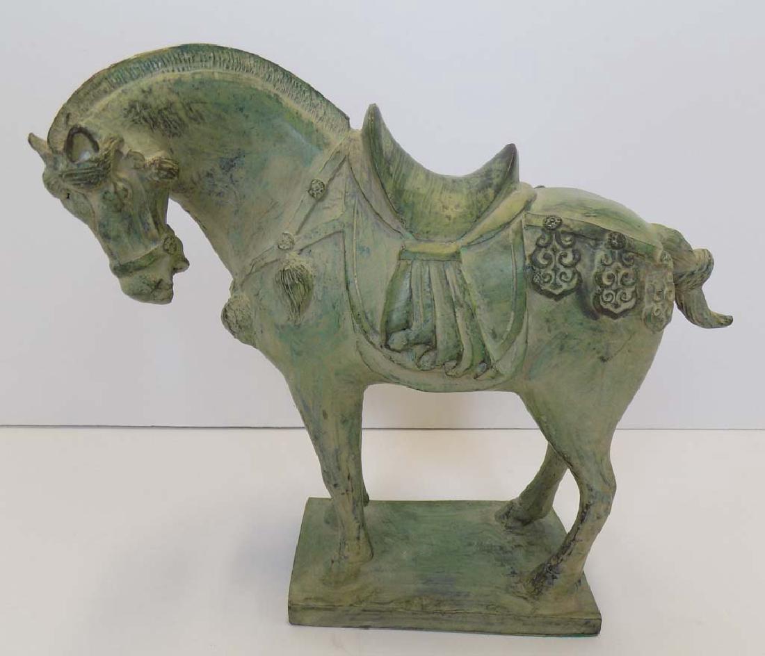Tang Dynasty Bronze Horse Statue Jul 25 2017 Teel Auctions In Pa