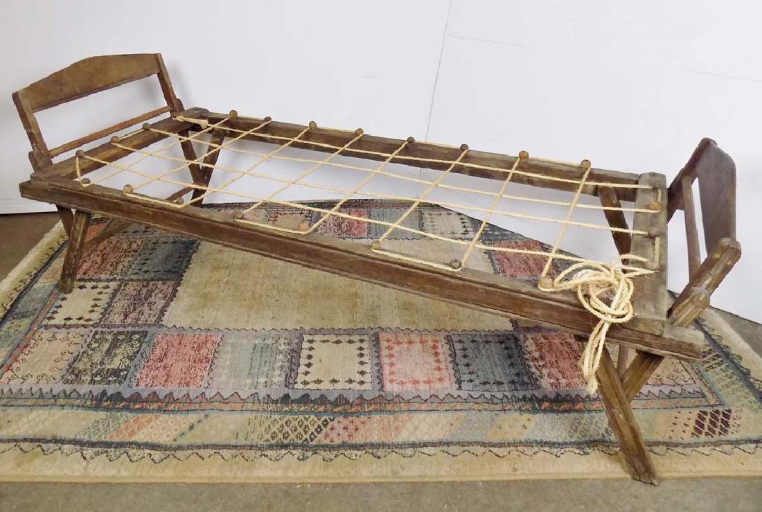 CIVIL WAR OFFICERS ROPE BED