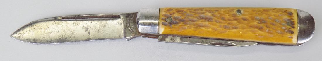 PAL FOLDING POCKET KNIFE: 2 BLADES, SPEAR BLADE & PEN CLIP. 3-1/4" CLOSED, 6" OPEN