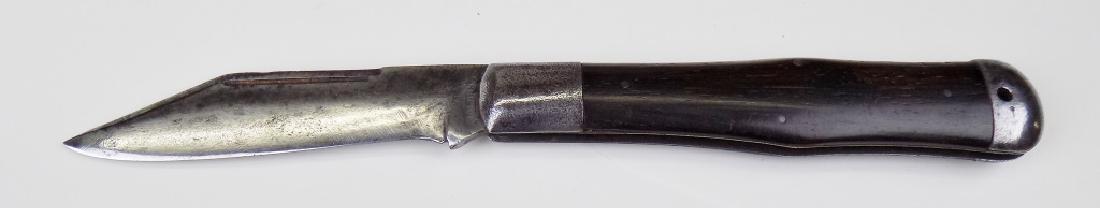 NEW YORK KNIFE FOLDING LOCKING POCKET KNIFE: SINGLE BLADE, 5-1/2" CLOSED, 9-1/4" OPEN