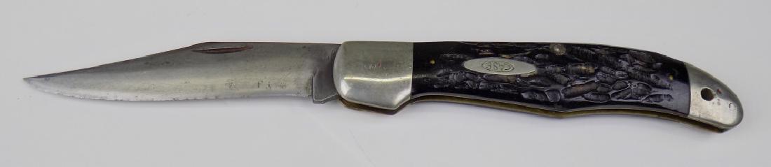 CASE FOLDING POCKET KNIFE,: SINGLE BLADE, 5-1/4" CLOSED, 9-1/4" OPEN.