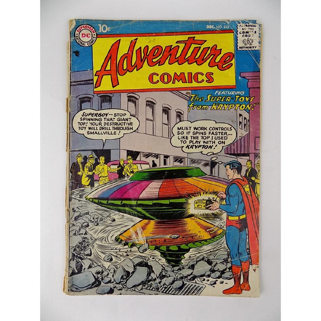 DC COMICS - ACTION COMICS - NO. 243 - SUPERMAN: WE ARE NOT PROFESSIONAL COMIC GRADERS, PLEASE VIEW PHOTOS.