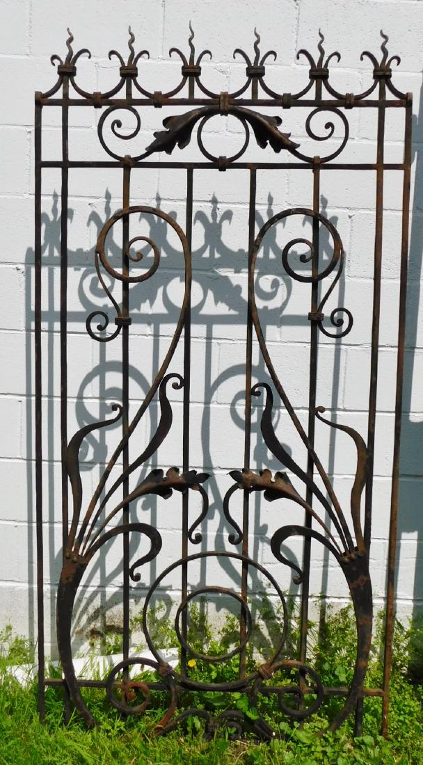 SINGLE SIBERIAN WROUGHT IRON GATE Jun 11, 2019 Teel Auctions in PA