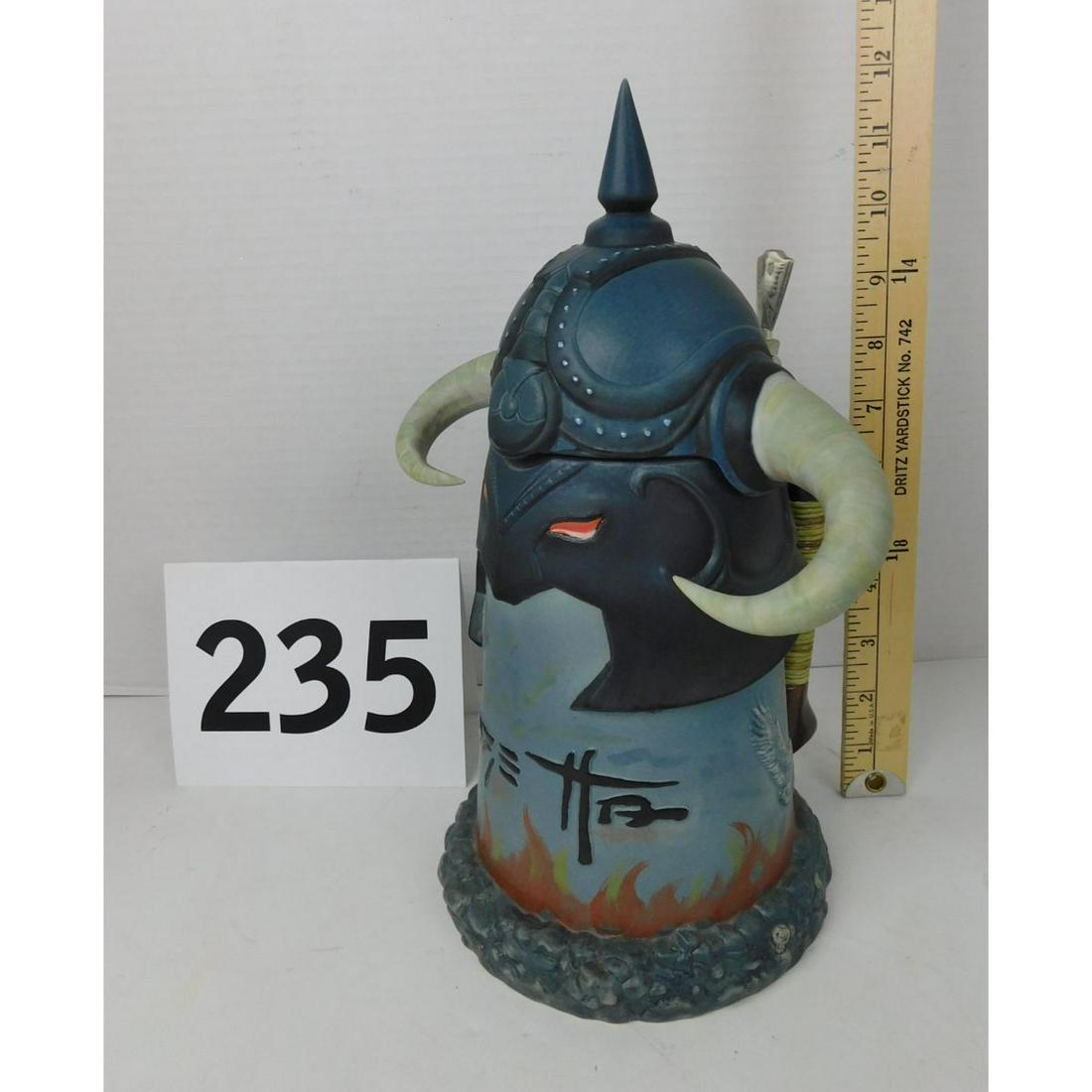FRANK FRAZETTA DEATH DEALER STEIN: A FRANK FRAZETTA "DEATH DEALER" STEIN DATED 1973.