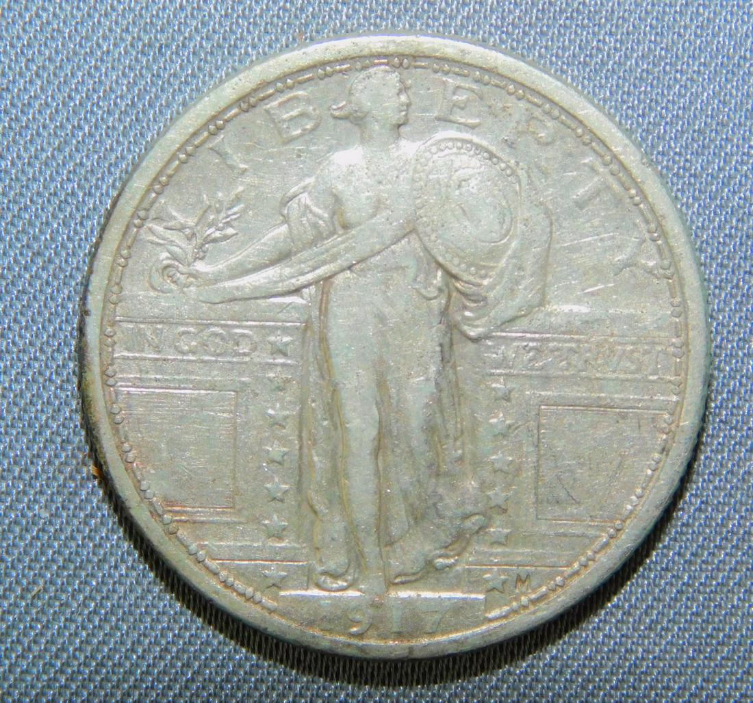 1917 STANDING LIBERTY QUARTER: 1917 STANDING LIBERTY QUARTER