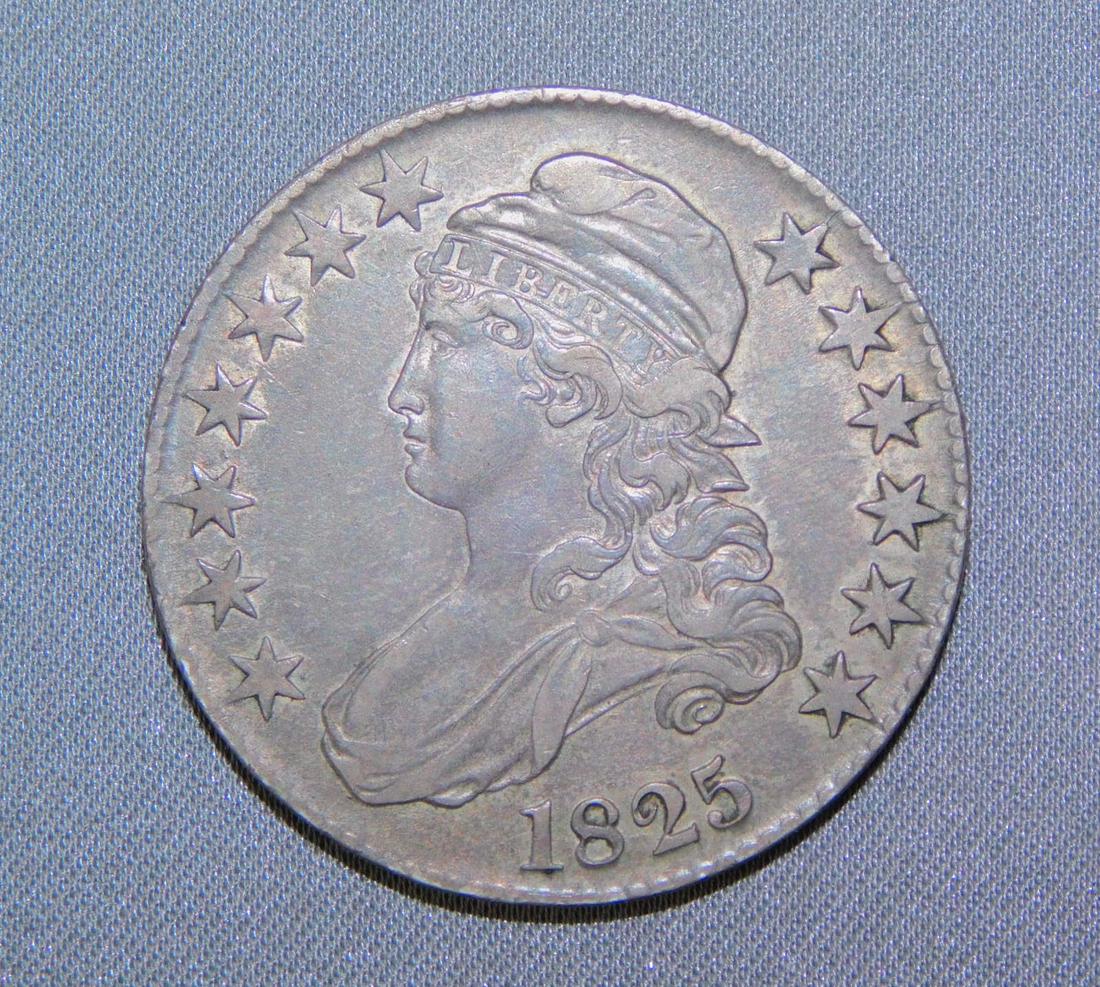 1825 50CENT CAPPED BUST: 1825 50CENT CAPPED BUST