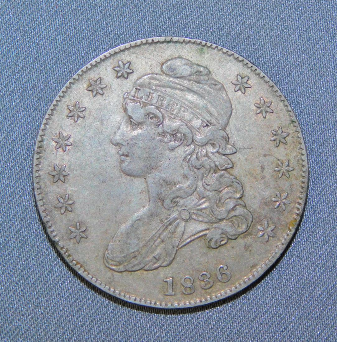 1836 50CENT CAPPED BUST: 1836 50CENT CAPPED BUST