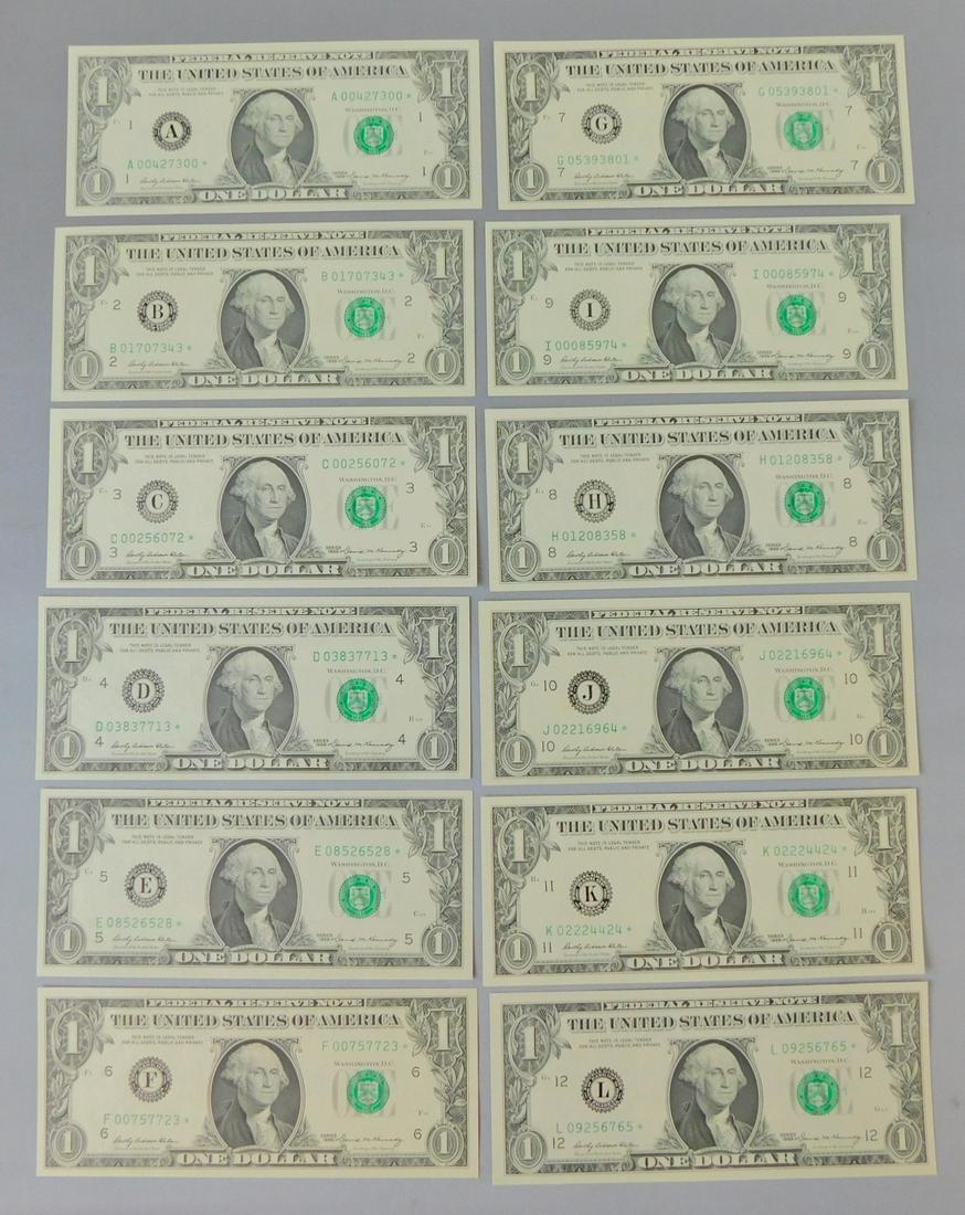 1963B DOLLAR BARR * NOTES: 1963B 12 CONSECUTIVE BARR * NOTES