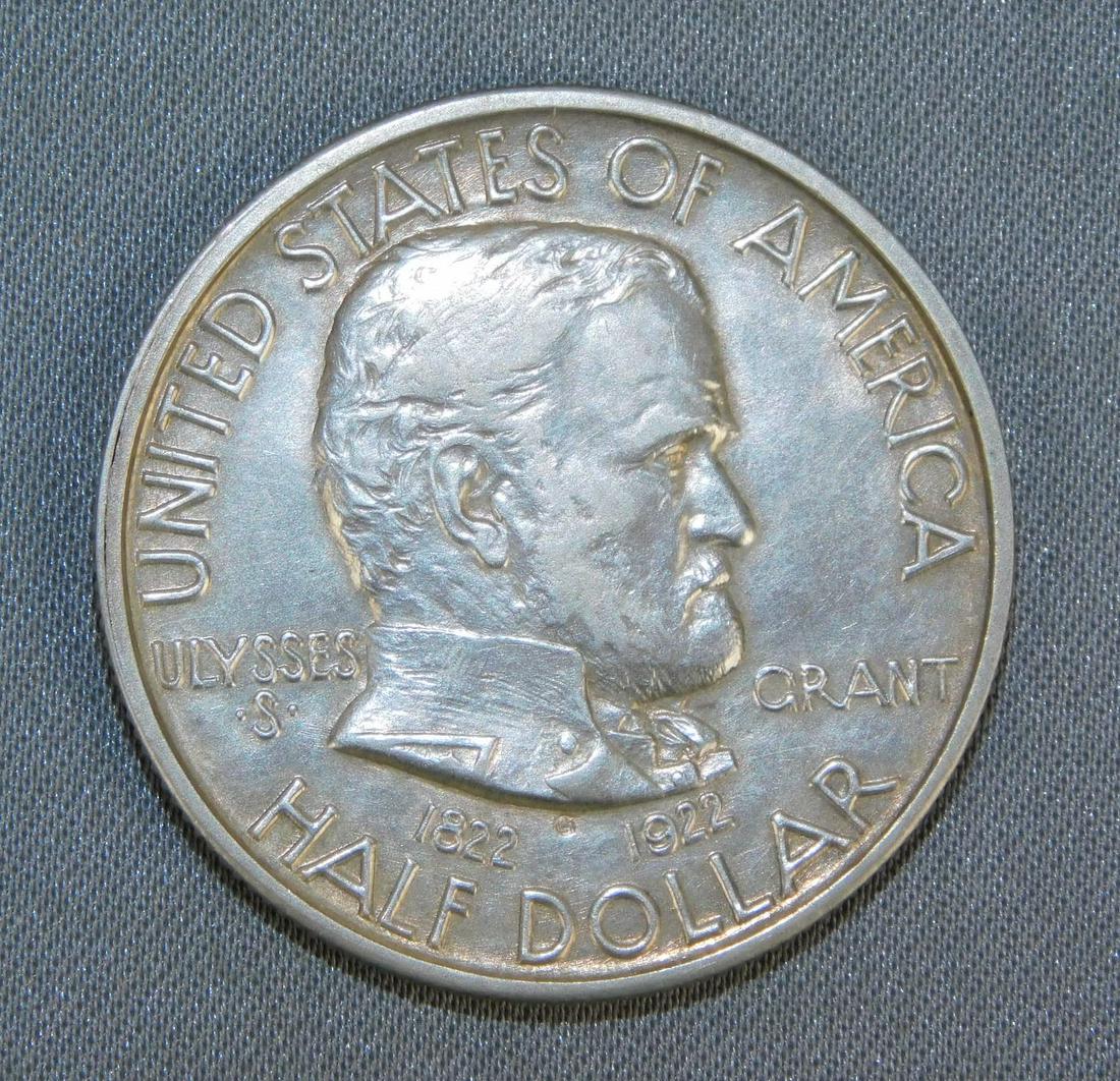 1922 HALF DOLLAR: 1922 ULYSSES S GRANT COMM., HALF DOLLAR