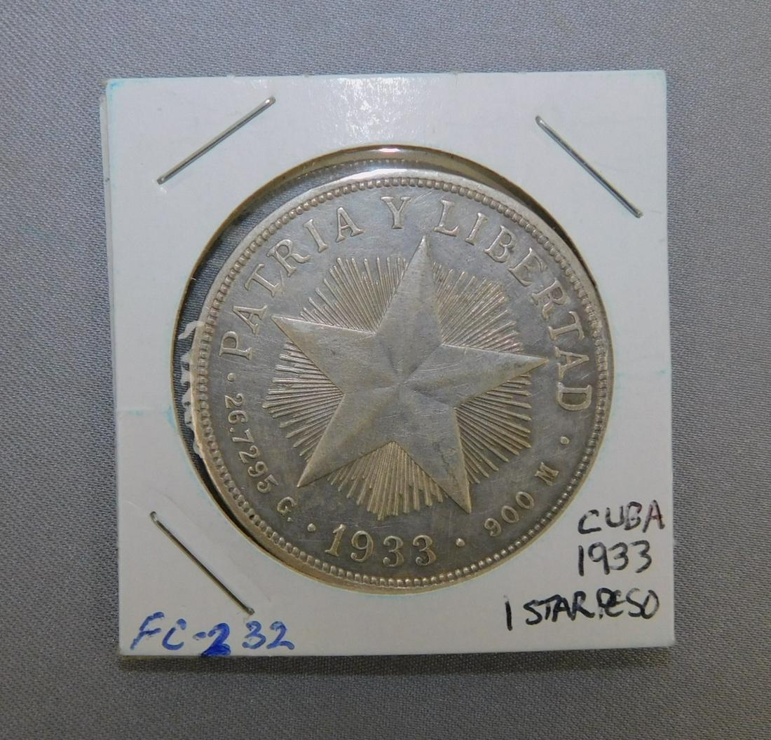 1933 UN PESO: 1933 UN PESO, CUBA