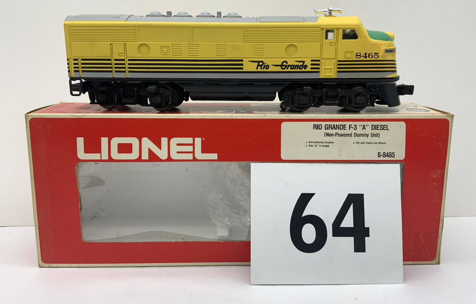 LIONEL RIO GRANDE F-3 "A" DIESEL NON POWERED DUMMY UNIT. (1 of 4)