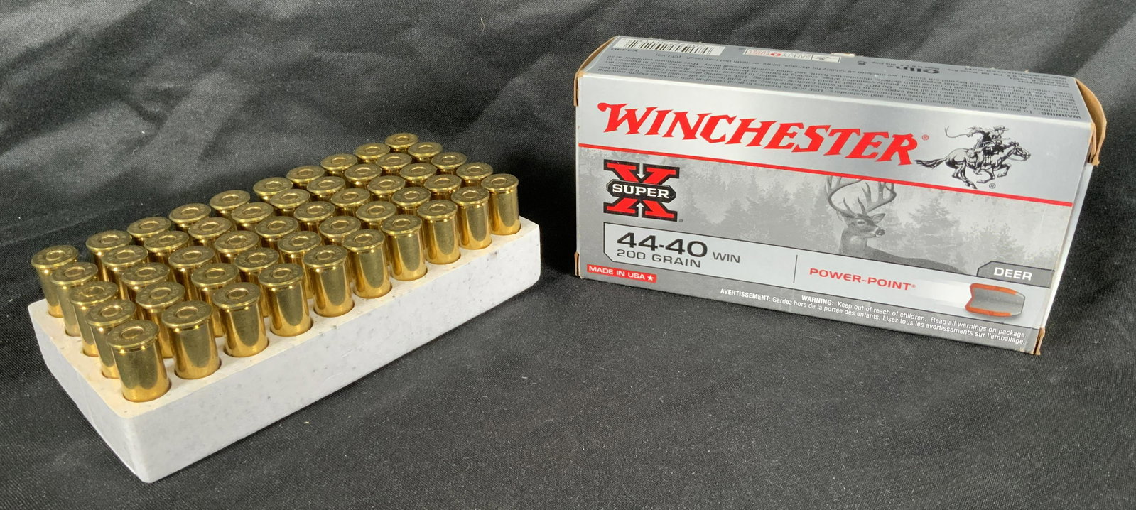 50 ROUNDS 44-40 WINCHESTER AMMO: 50 ROUNDS 44-40 WINCHESTER AMMO