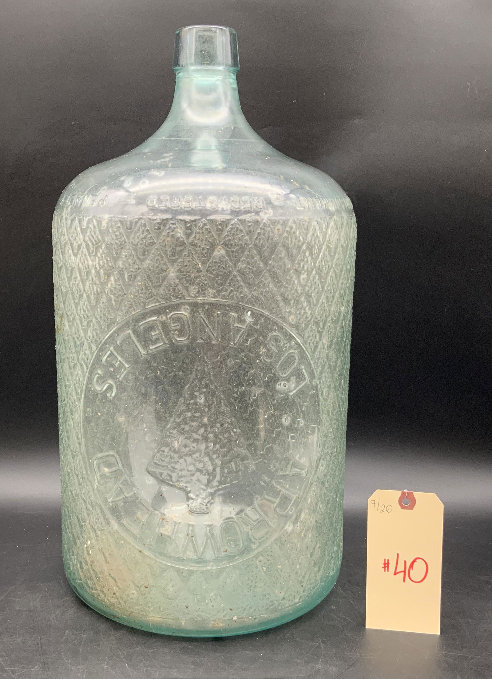 ARROWHEAD EMBOSSED SPRING WATER BOTTLE. (1 of 2)